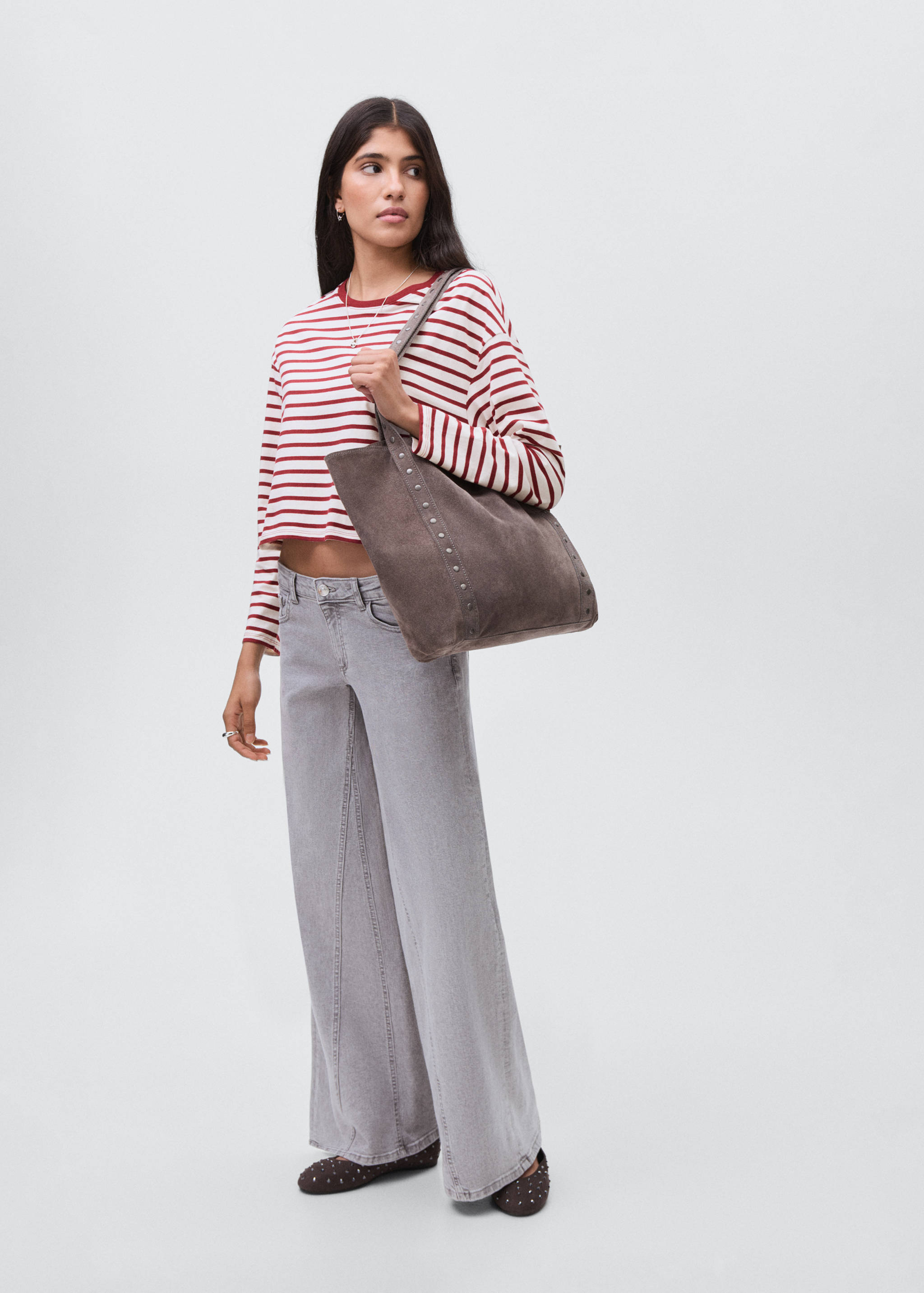 Striped cotton T-shirt - General plane