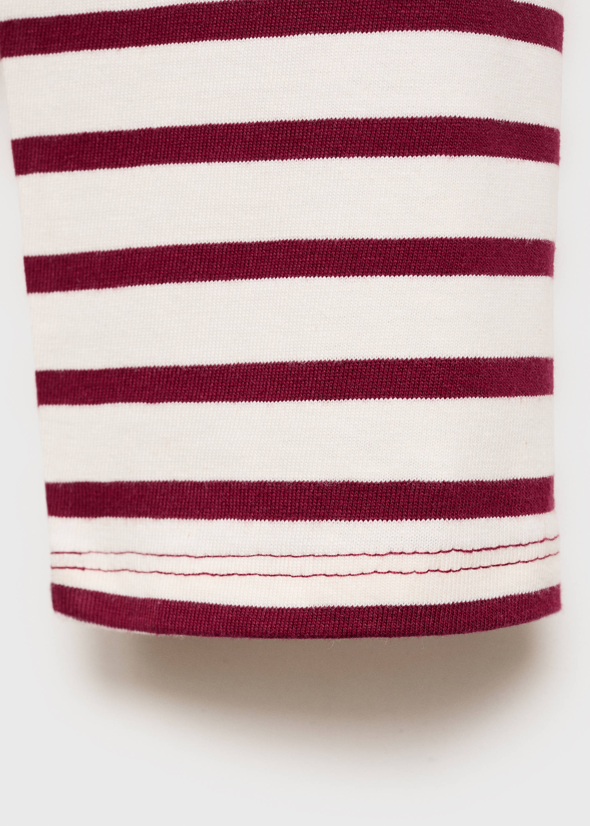 Striped cotton T-shirt - Details of the article 0