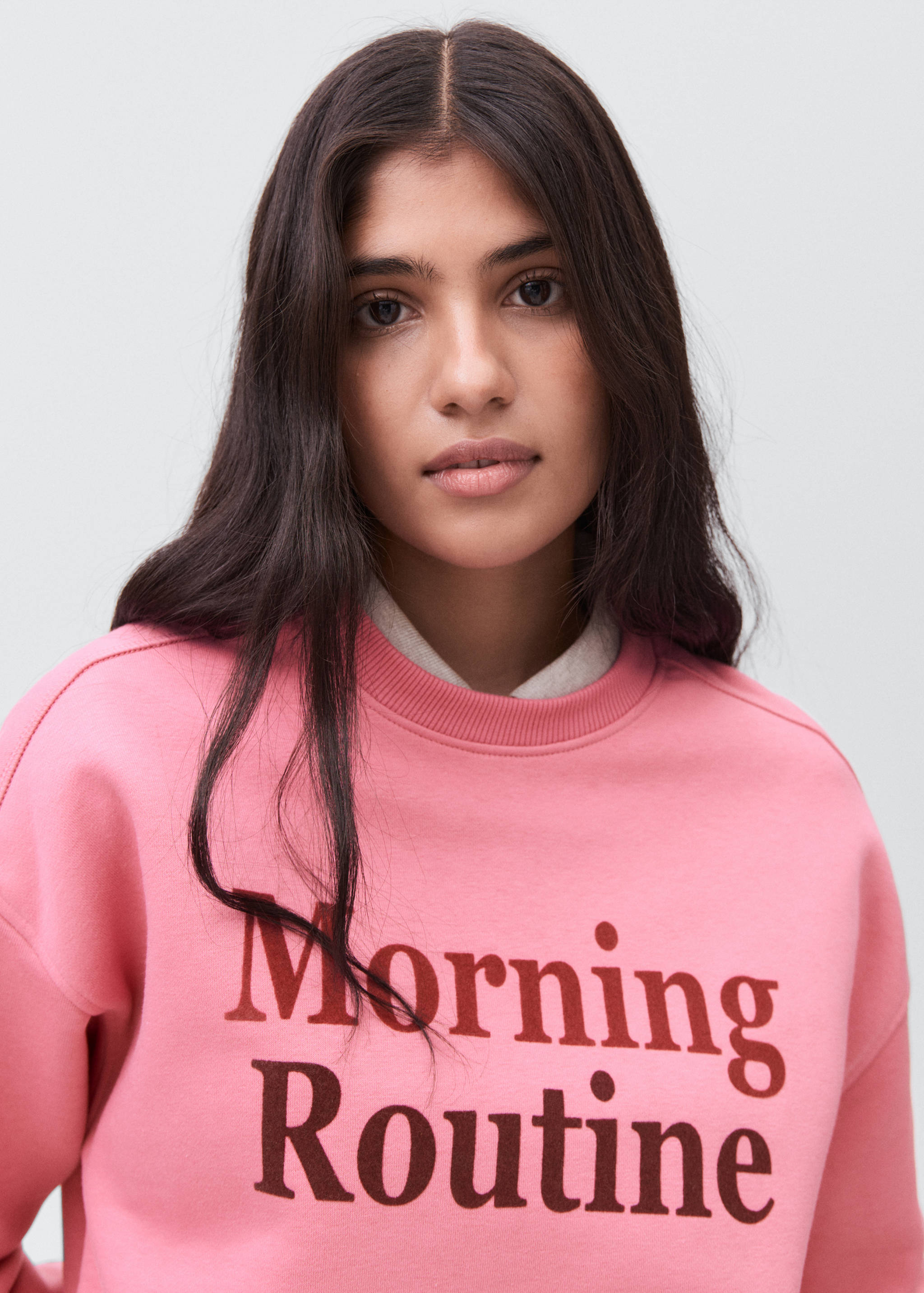 Printed cotton sweatshirt - Details of the article 1