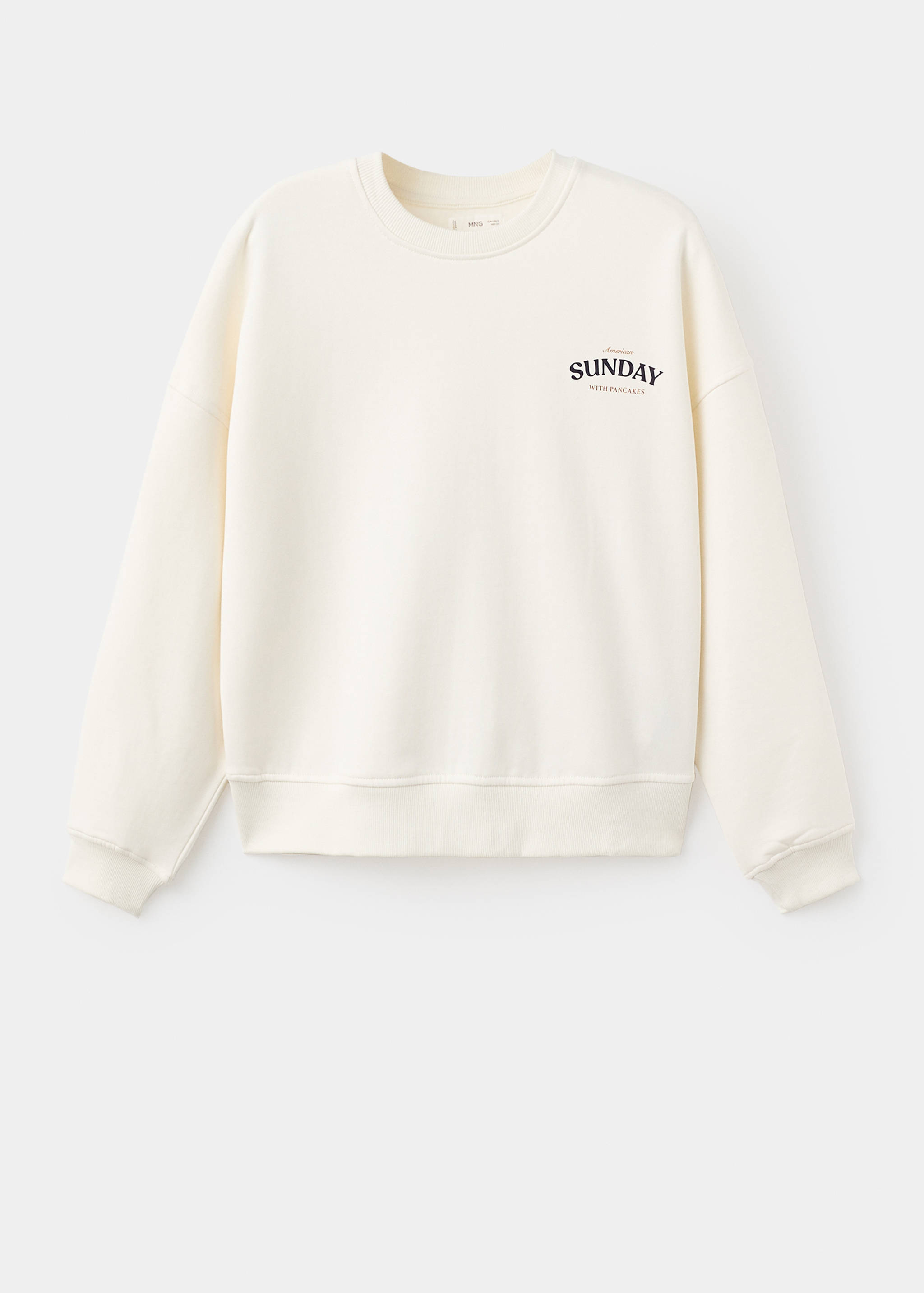 Gemustertes Baumwoll-Sweatshirt - Artikel ohne Model