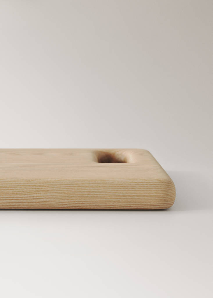 Small ash wood tray — Sand
