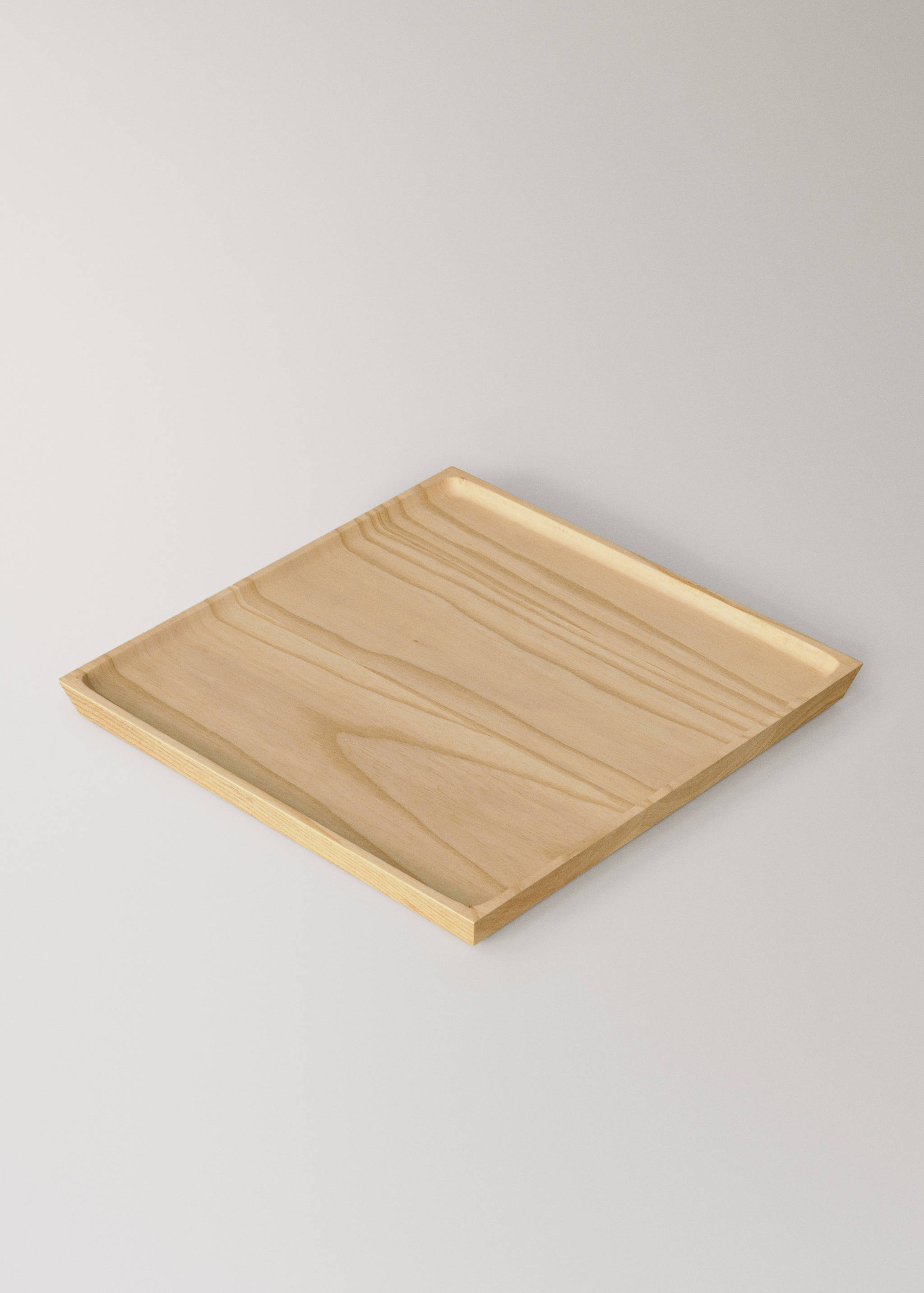Square ash wooden board - Details of the article 1
