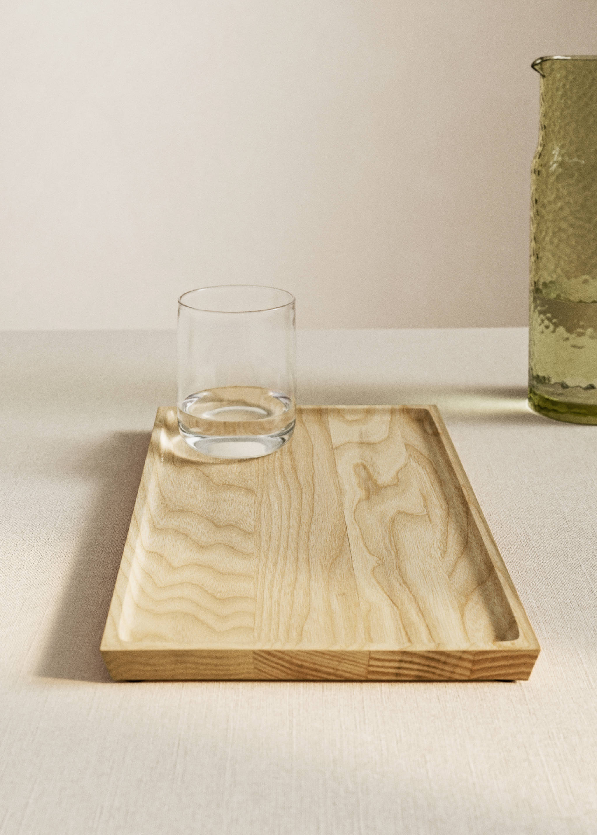 Rectangular ash wooden board - General plane