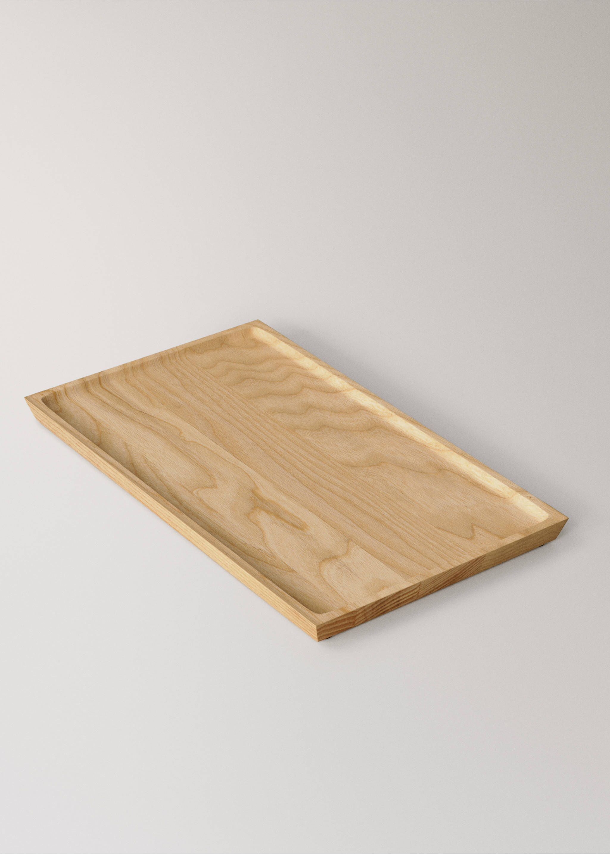 Rektangulært asketrebrett - Artikkeldetalj 1, Sand. Ref: 17025811-00.