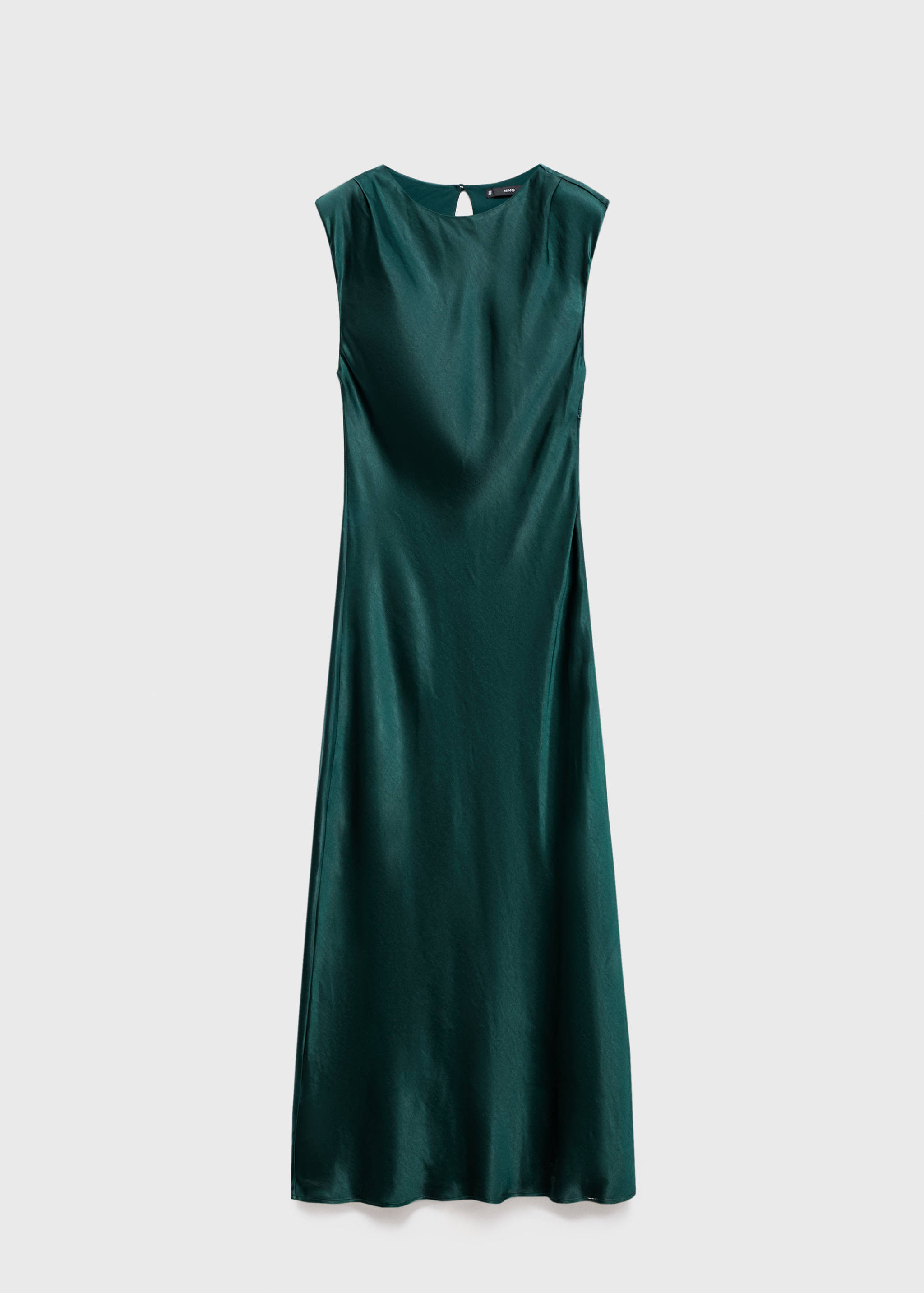 Tailliertes Satin-Kleid - Artikel ohne Model