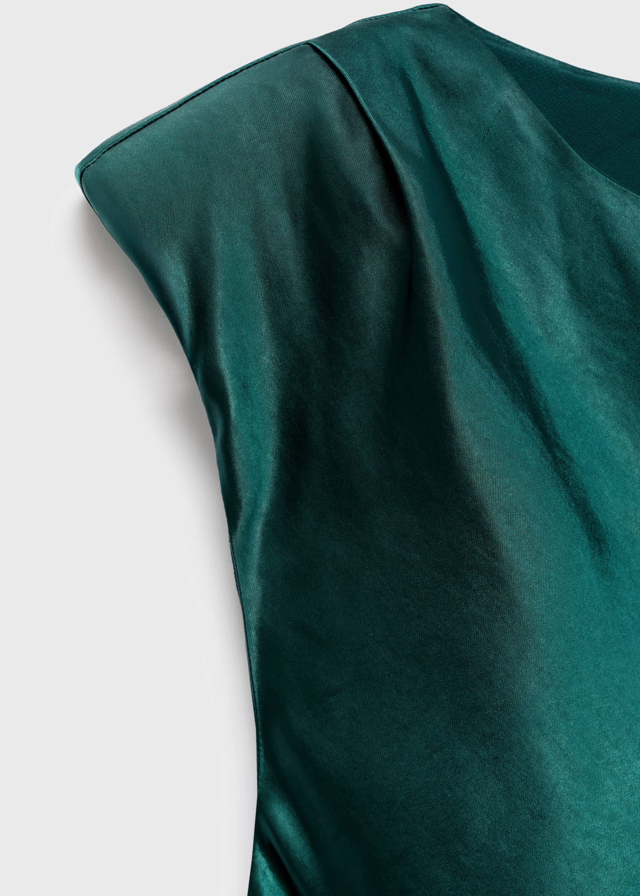 Tailliertes Satin-Kleid - Detail des Artikels 8