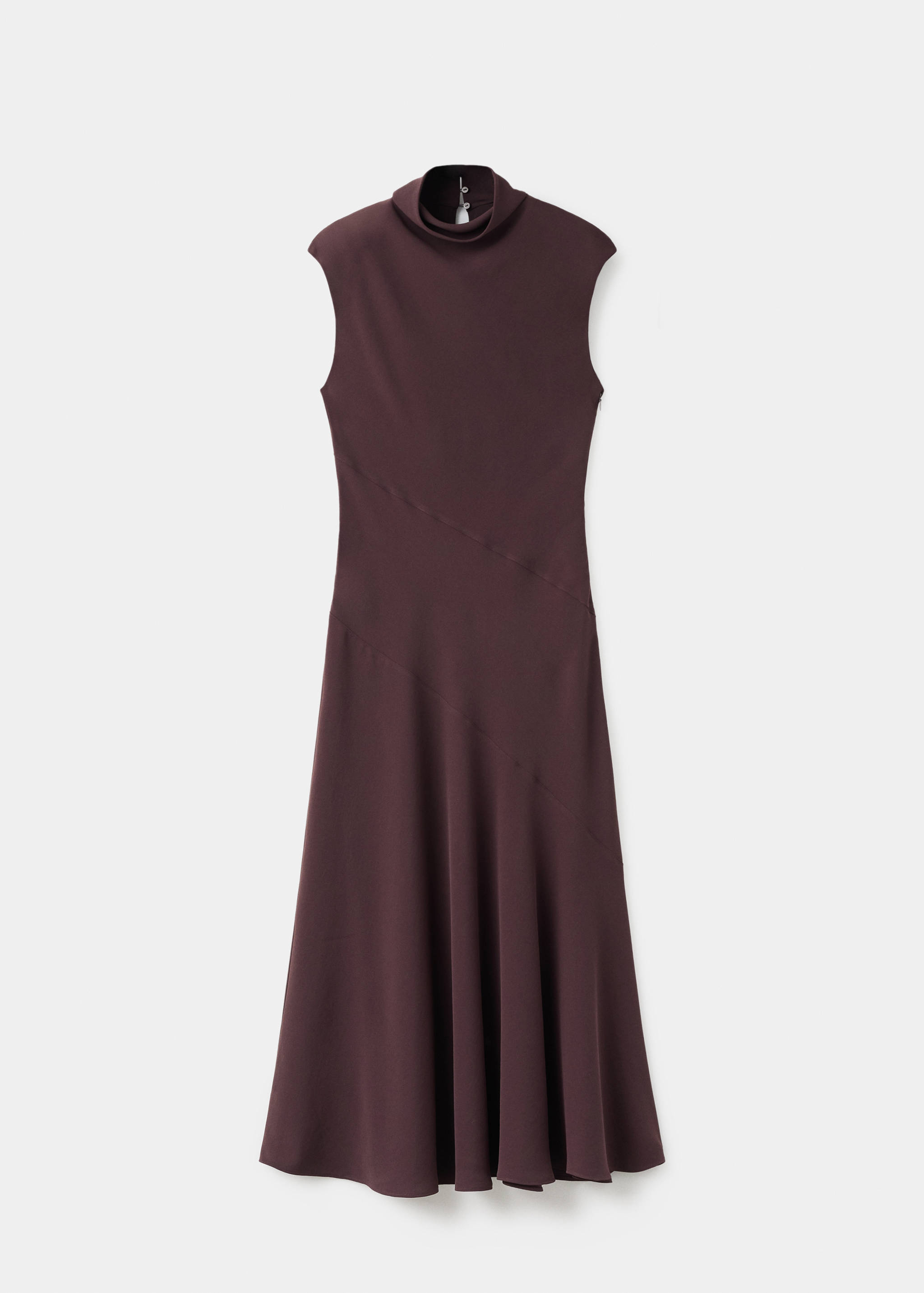 Robe évasée col montant - Article sans modèle