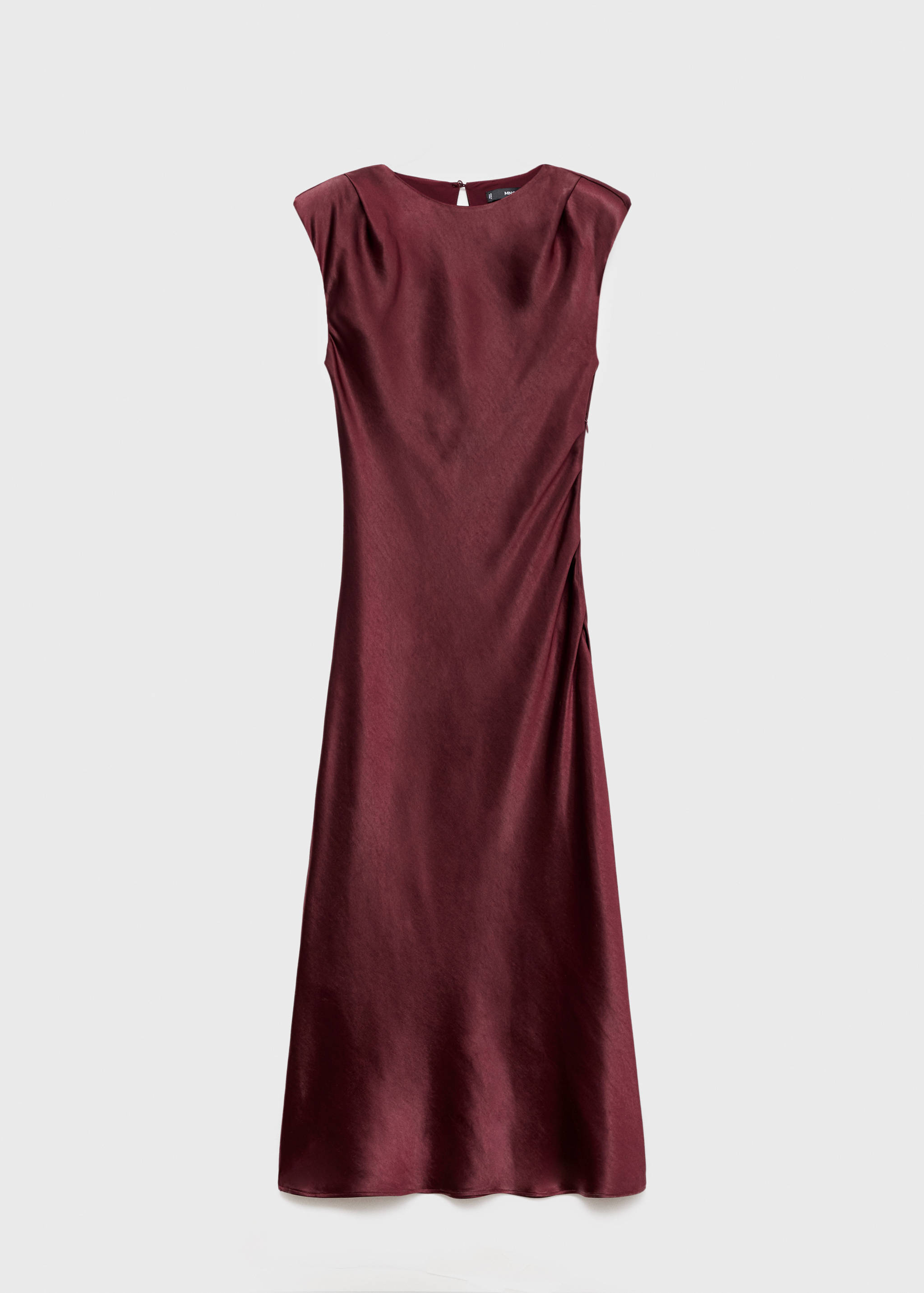 Tailliertes Satin-Kleid - Artikel ohne Model