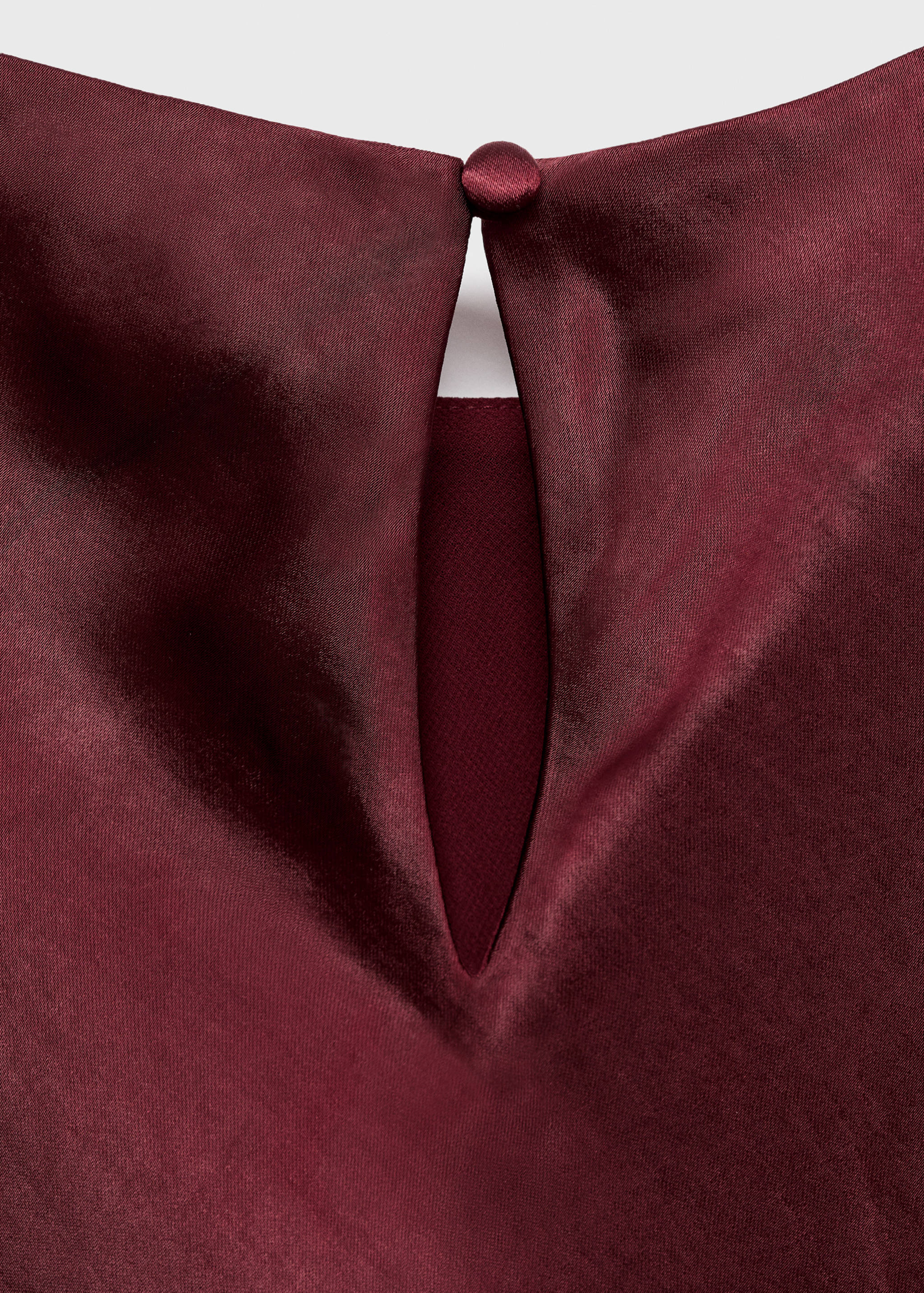 Tailliertes Satin-Kleid - Detail des Artikels 0