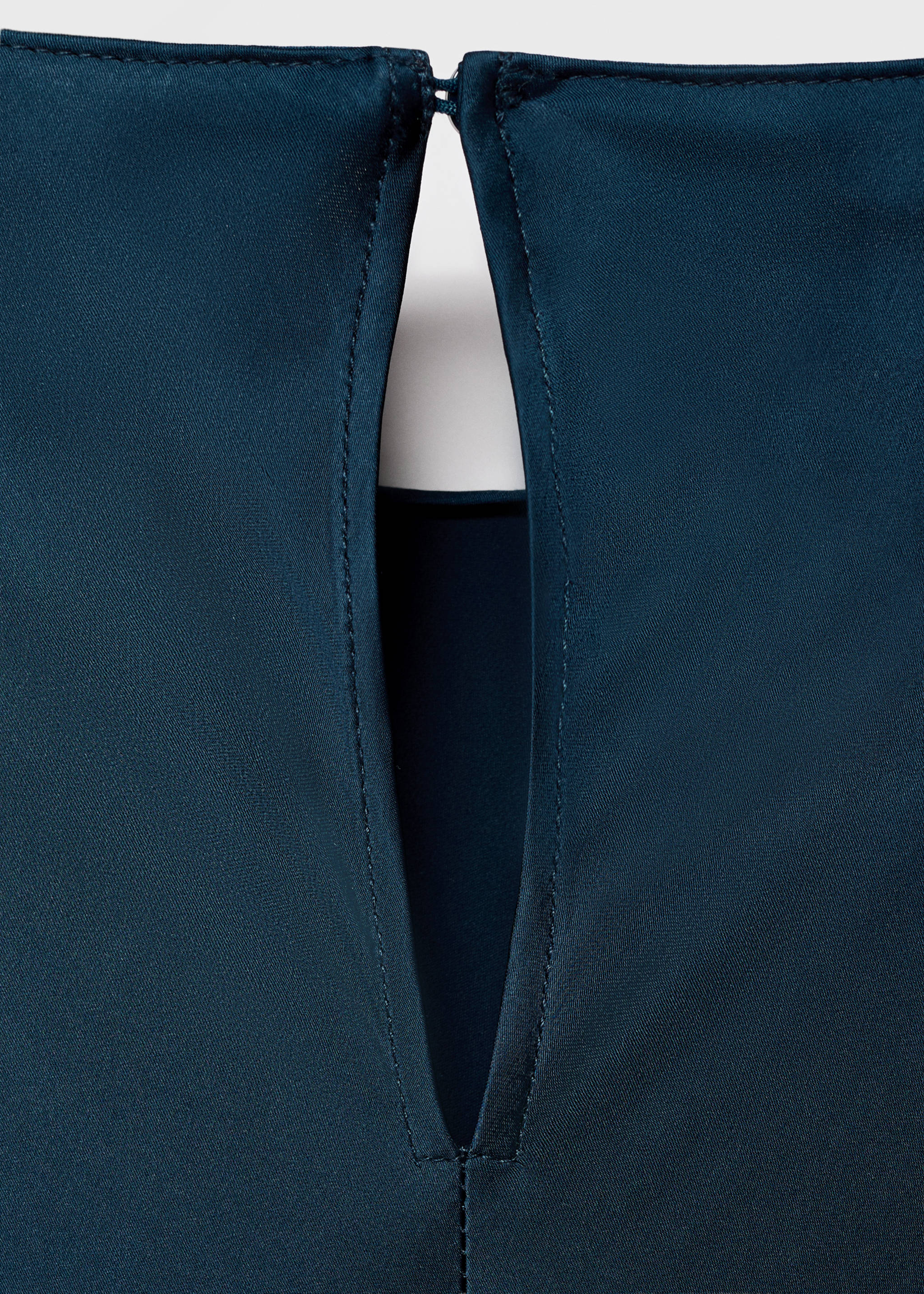 Vestido comprido acetinado - Pormenor do artigo 0