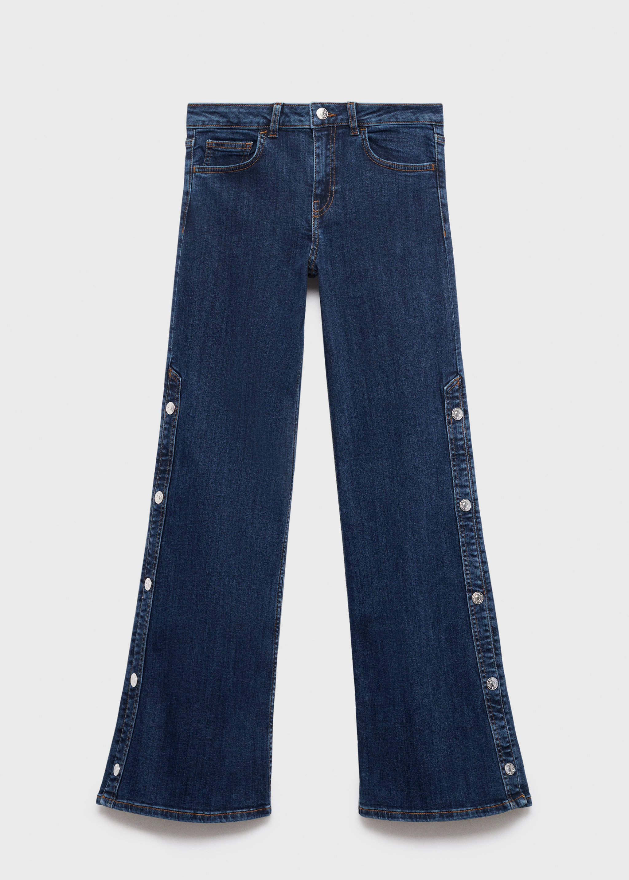 Wide leg jeans with cut-out - Article without model