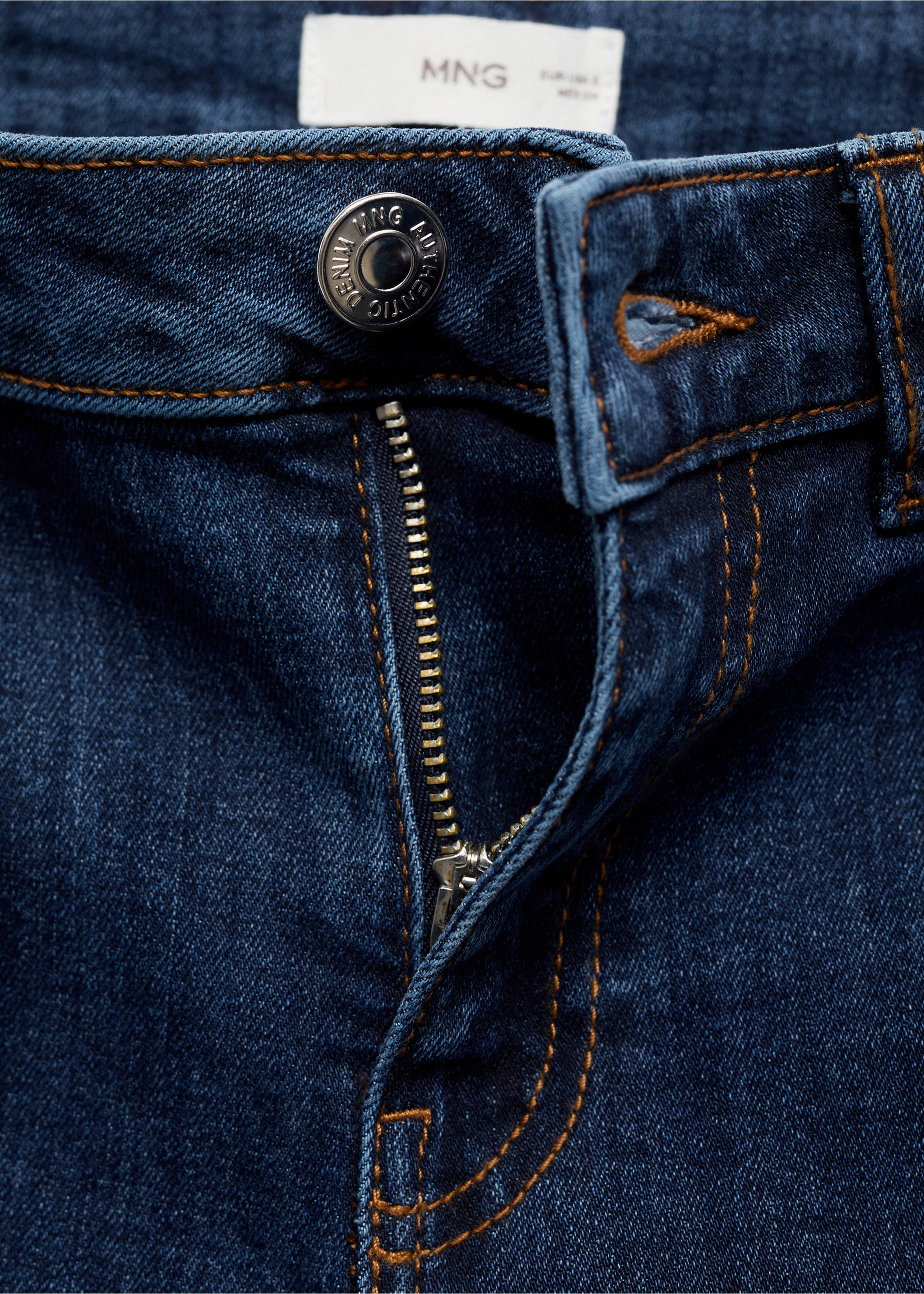 Jeans wideleg aberturas - Detalle del artículo 8, Azul medio. Ref: 17025825-00.