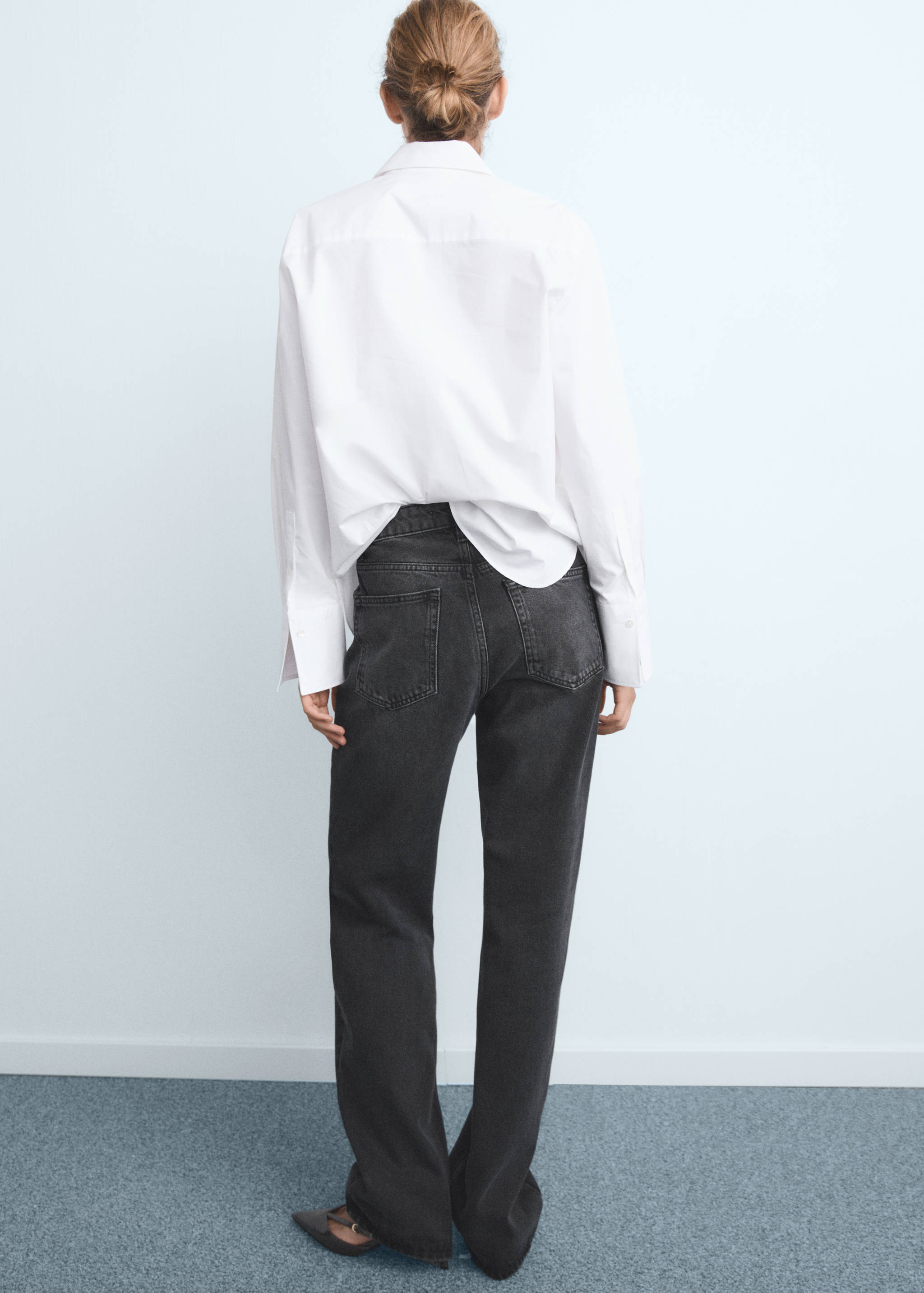 마이애미 미디엄라이즈 스트레이트 핏 진 - 상품 반전: