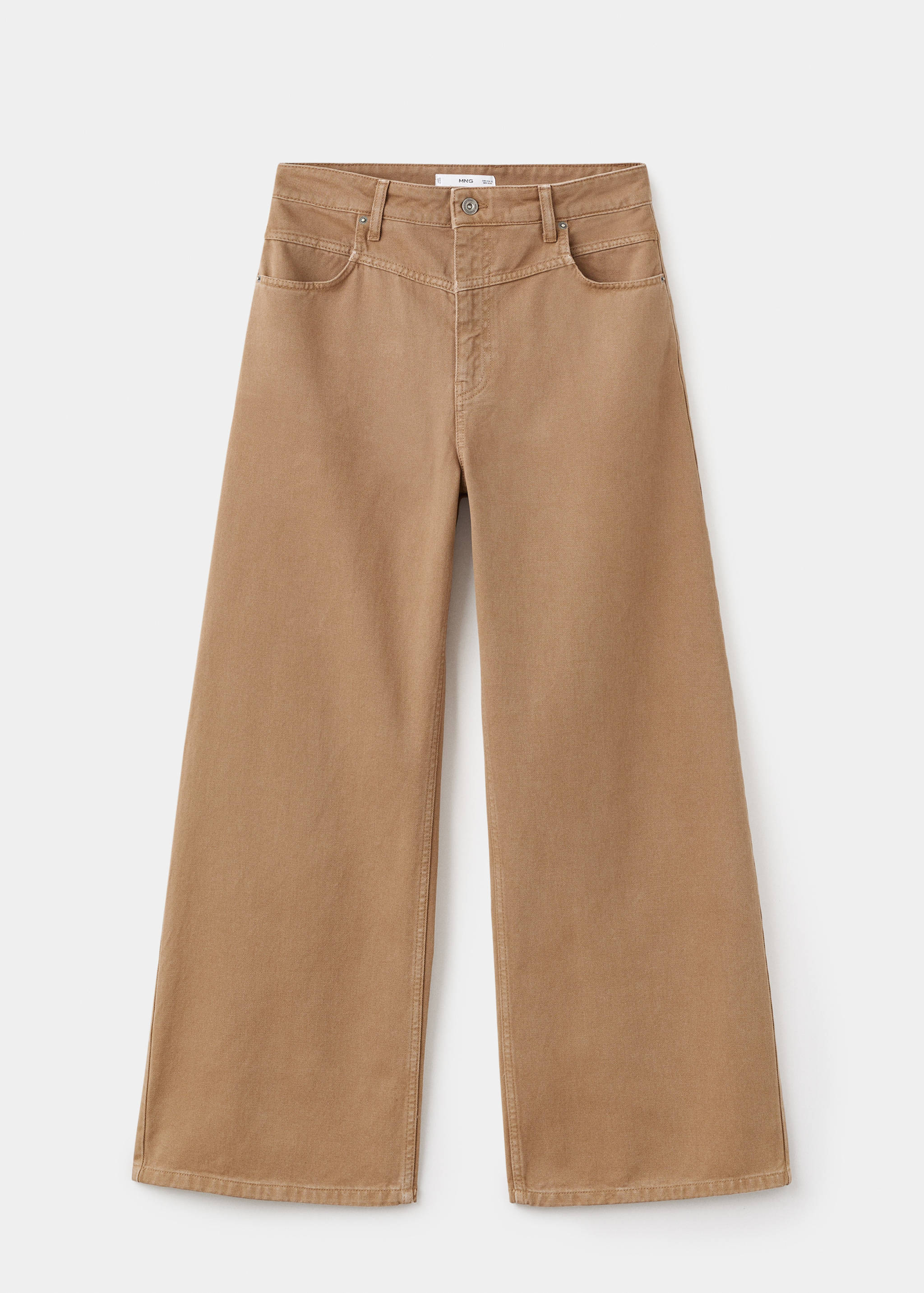 Jeans wide leg loose vita media - Articolo senza modello