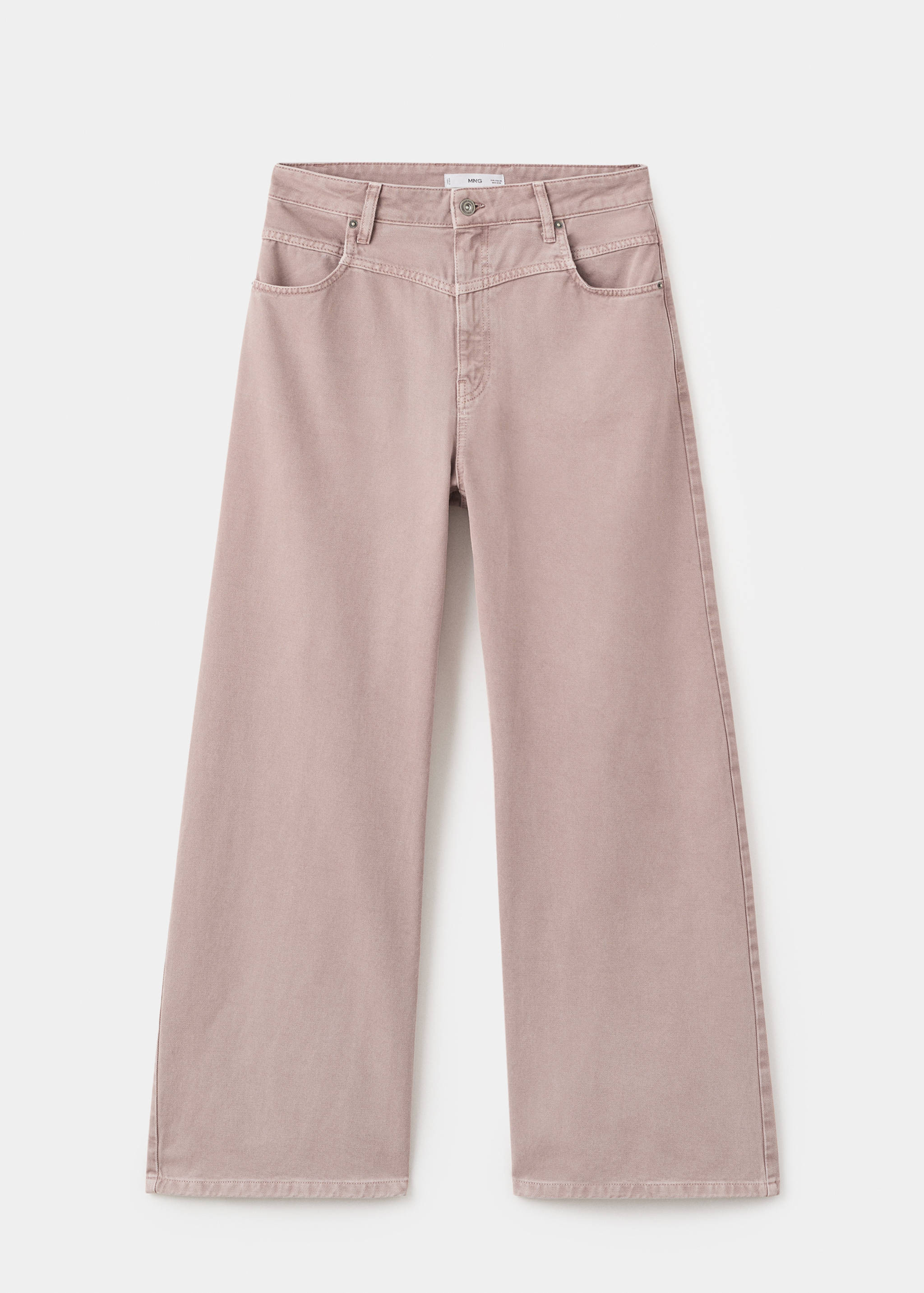 Jeans wide leg loose vita media - Articolo senza modello