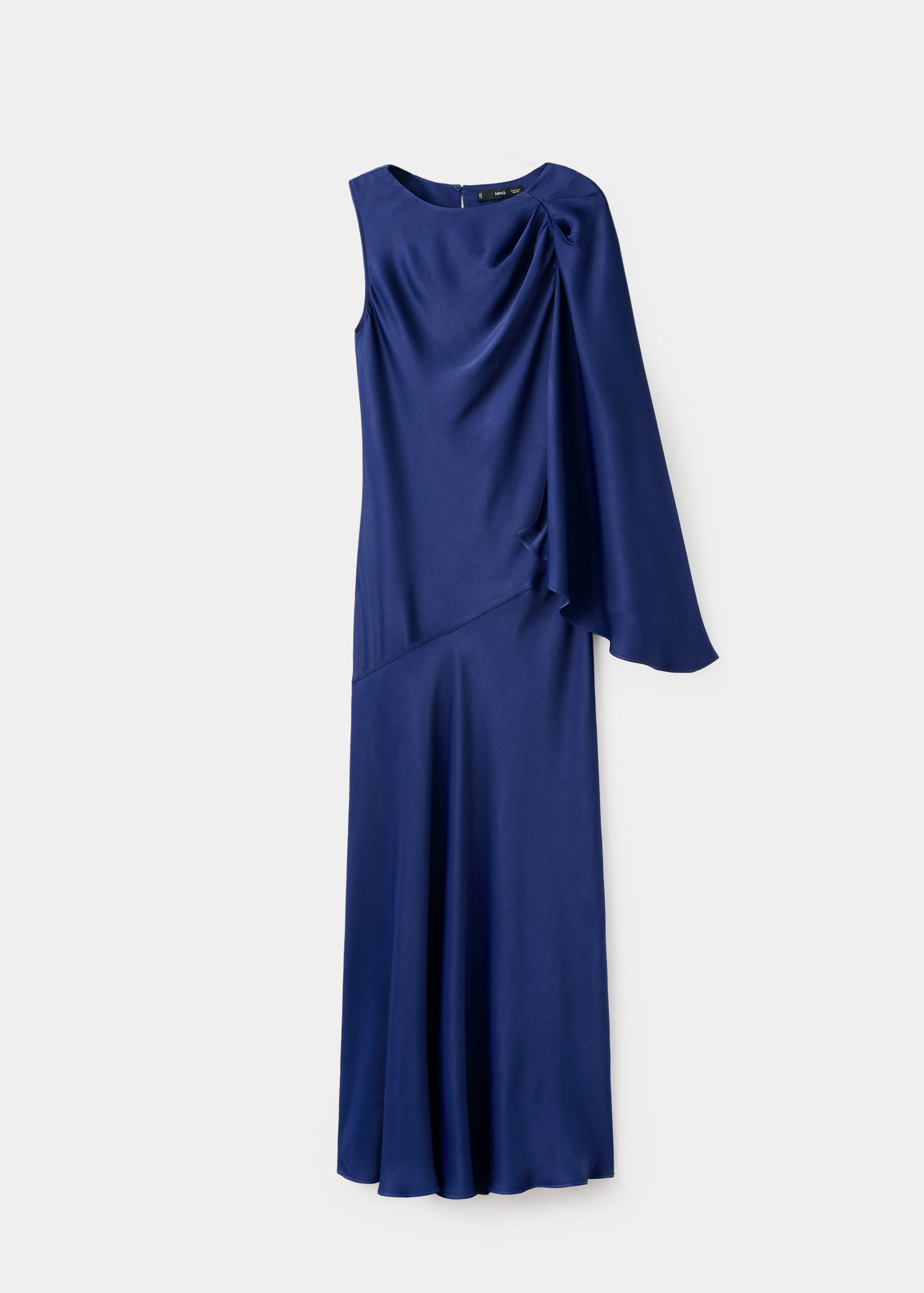 Asymmetrical satin dress - Article without model