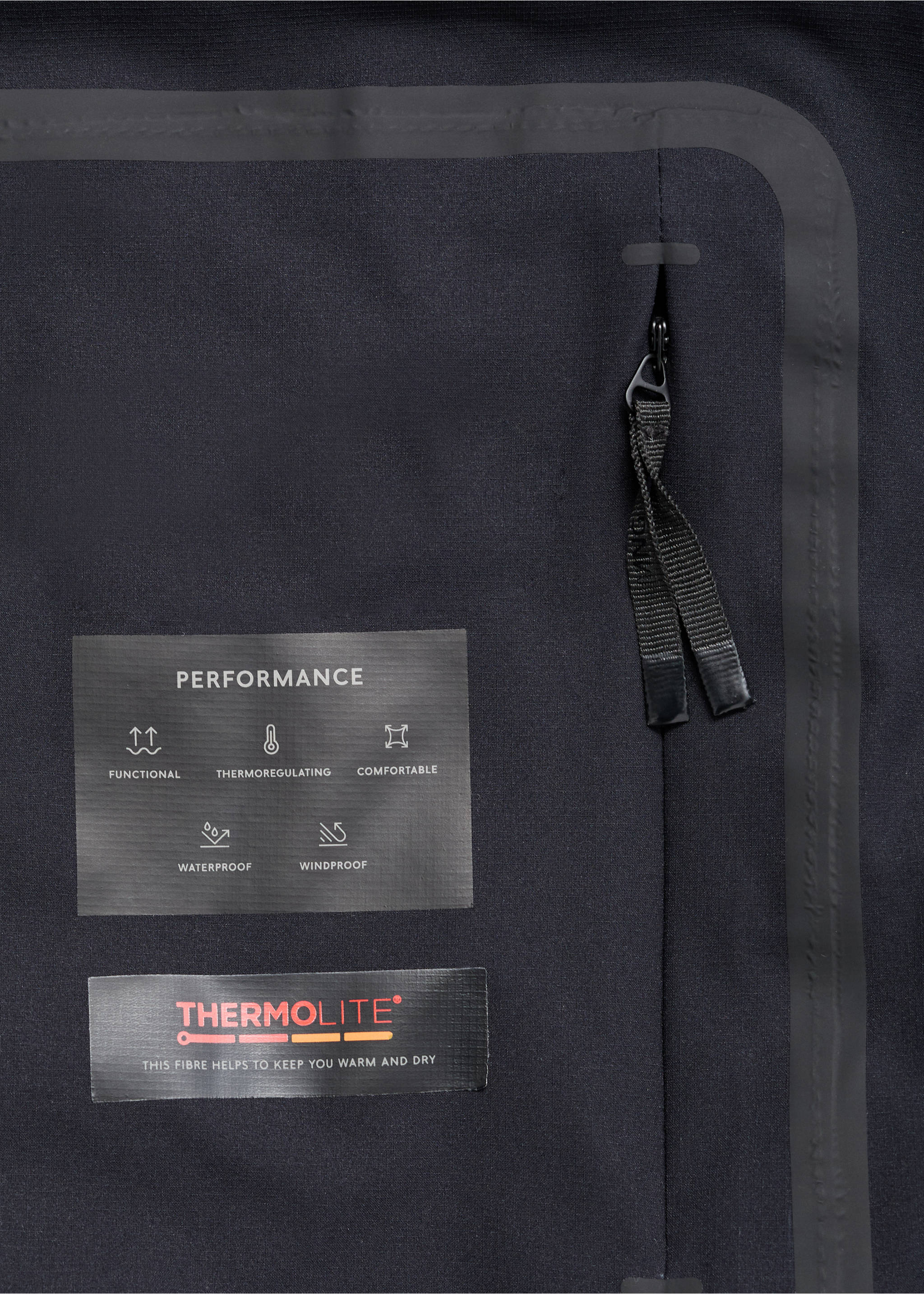 جاكيت مقاوم للماء بحشوة Thermolite® - تفاصيل المنتج 0, أزرق غامق. Ref: 17025968-00.