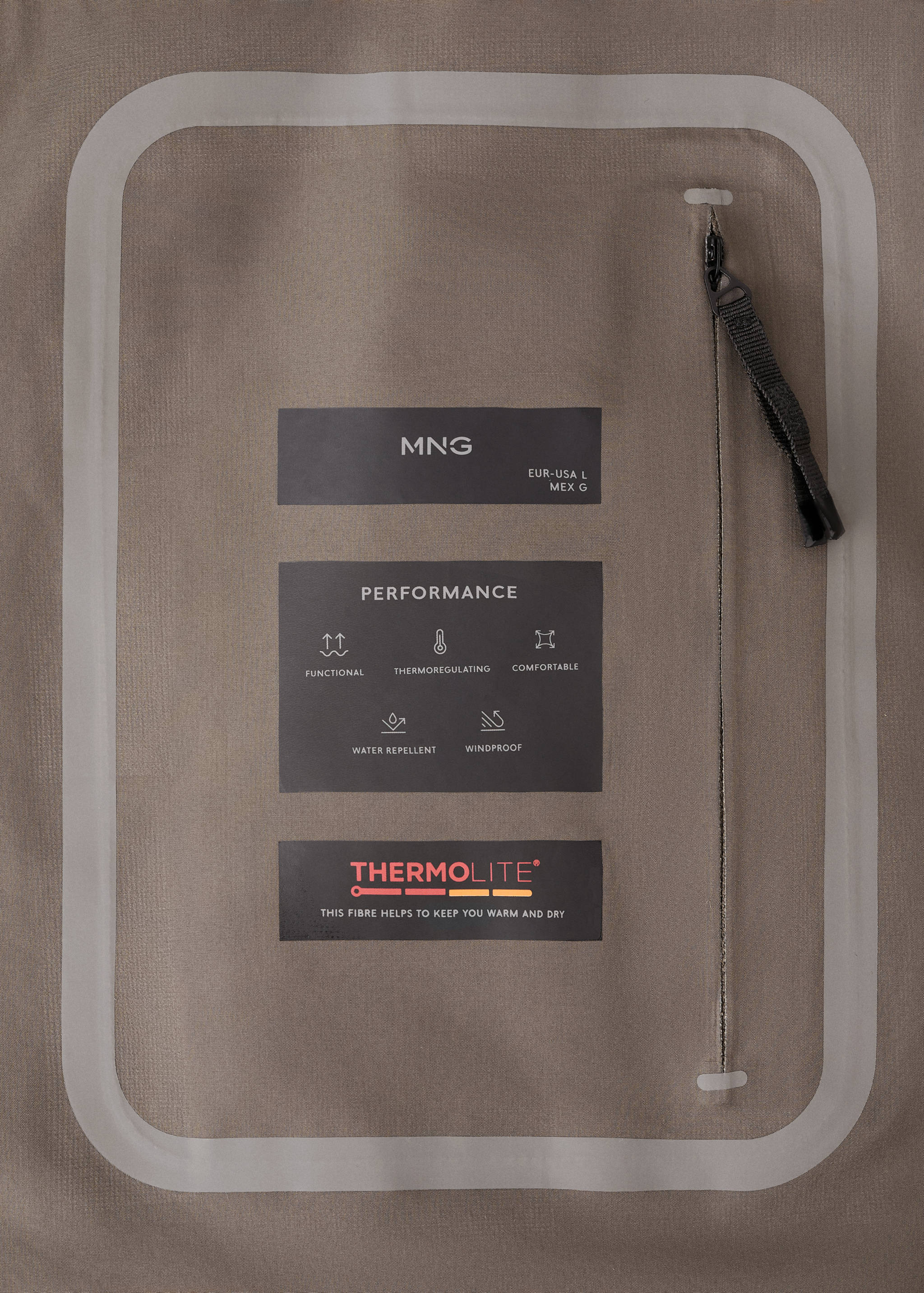 Water-repellent Thermolite® hooded jacket - Details of the article 4