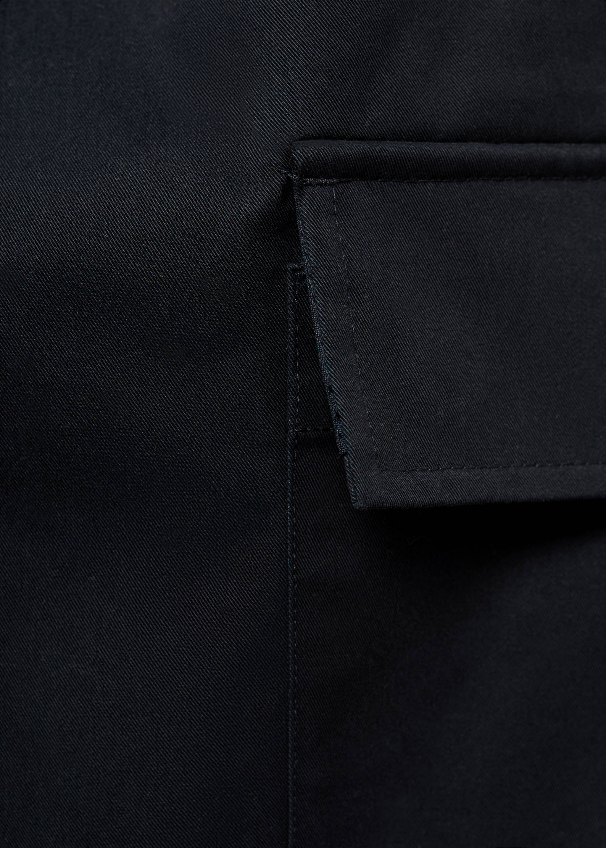 Pantalon cargo coton regular-fit - Détail de l'article 0, Bleu marine. Ref: 17025971-00.
