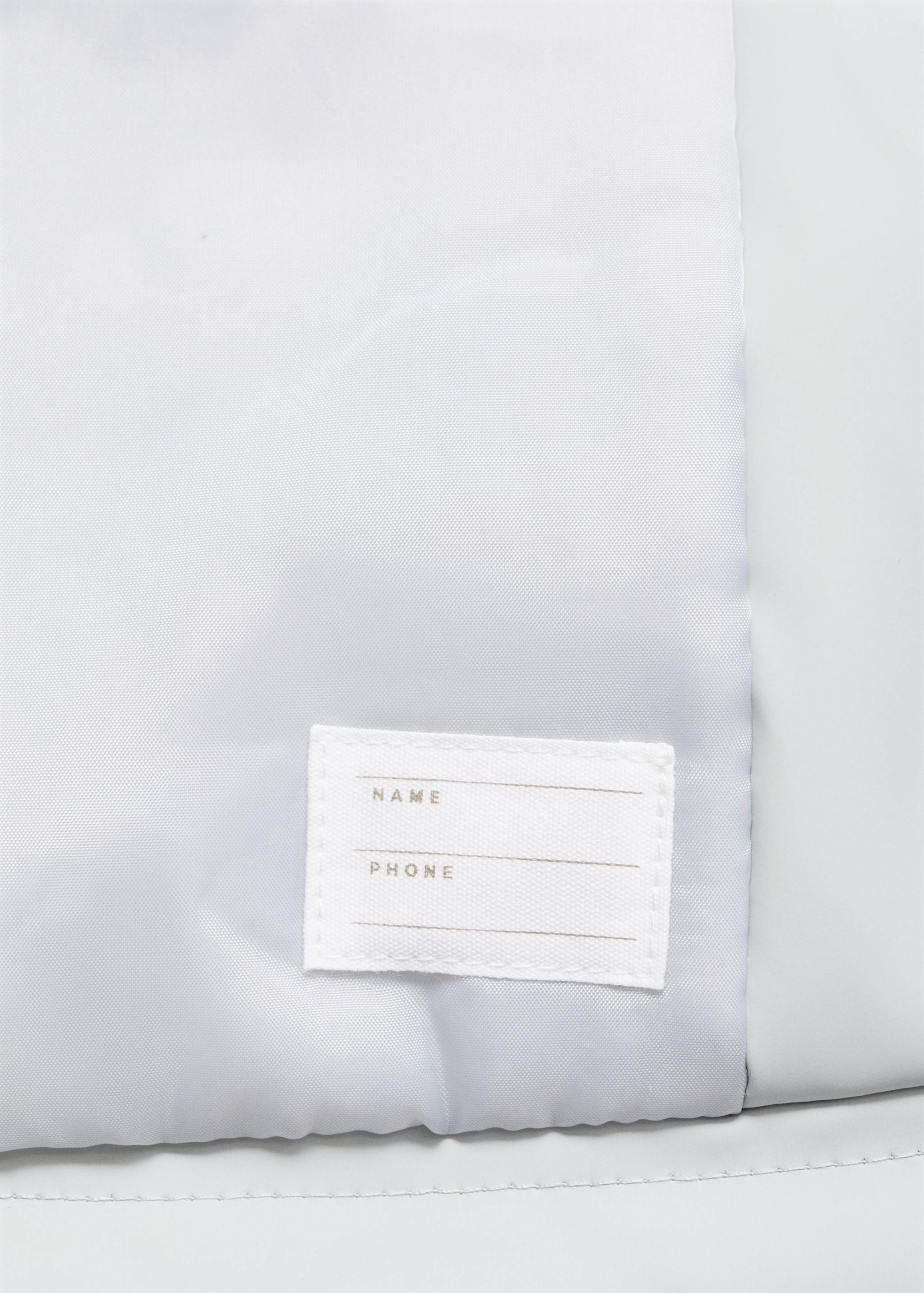 Hooded water-repellent coat - Details of the article 8