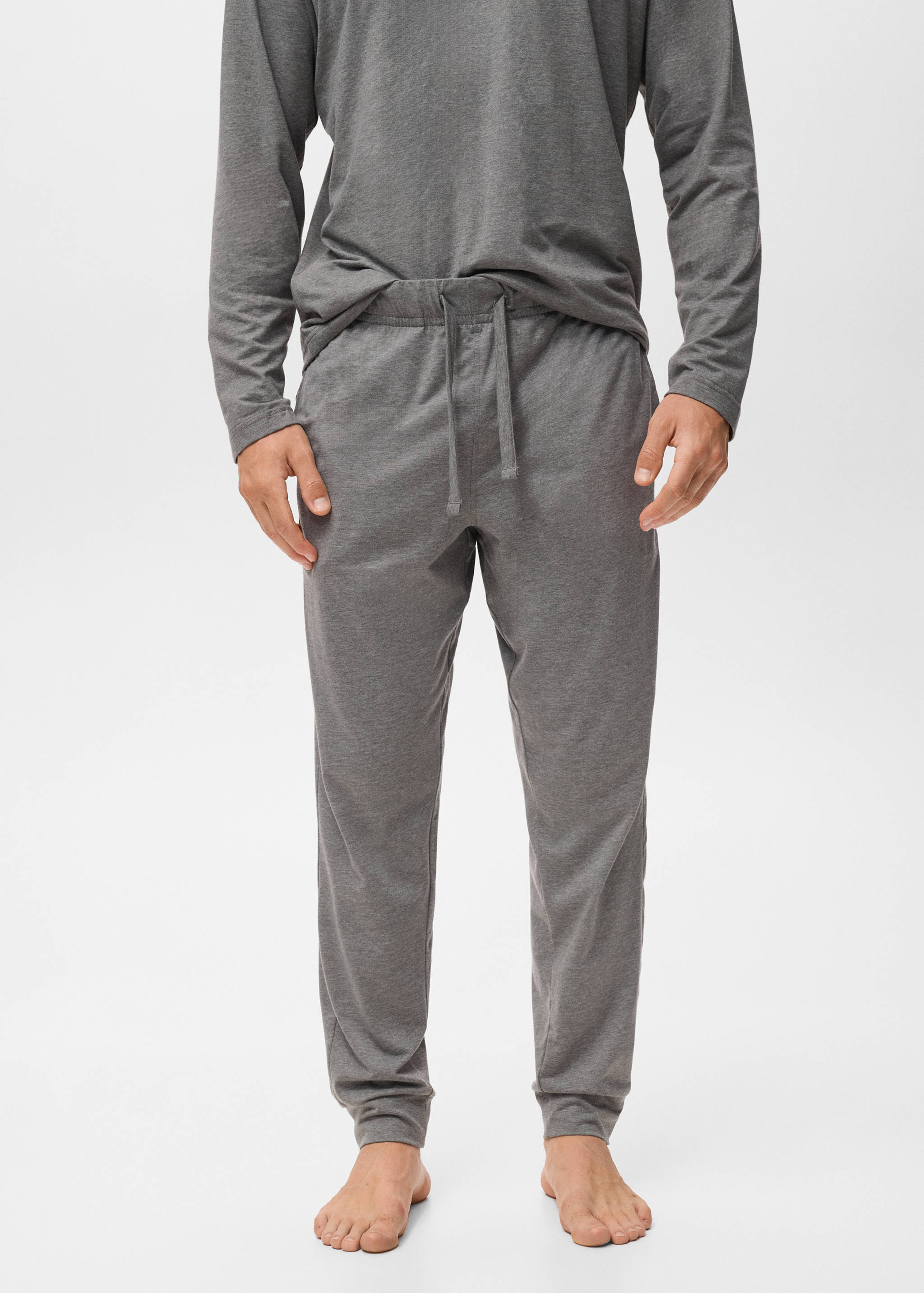 Long cotton pyjama pack - Details of the article 1