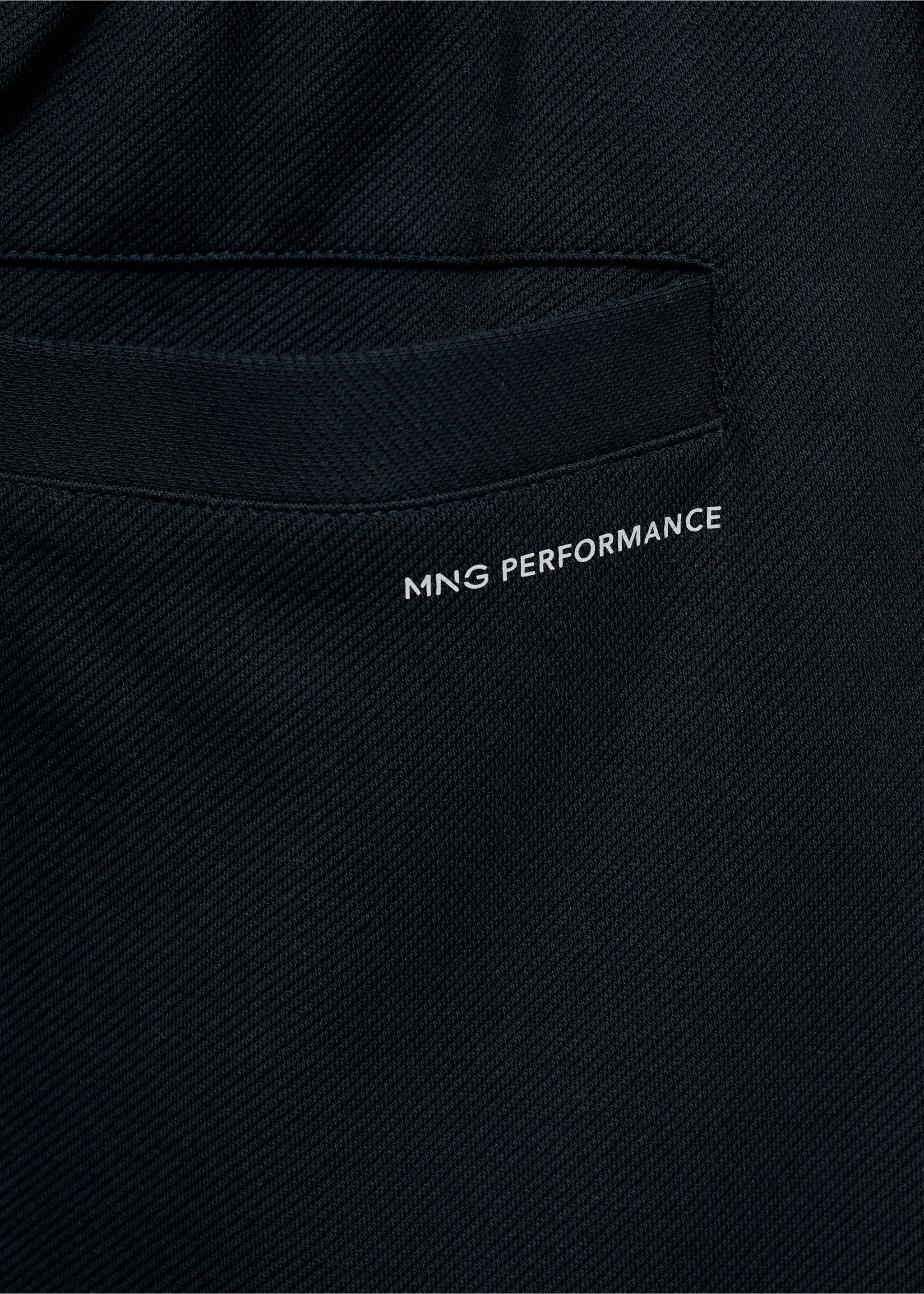 Pantalón jogger técnico estructura - Detalle del artículo 0, Azul marino. Ref: 17025977-00.