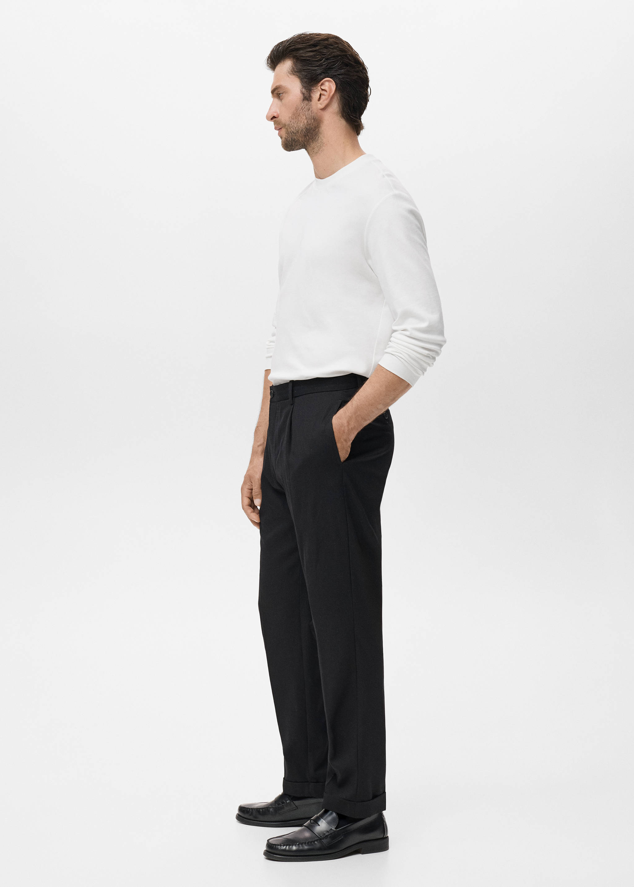 Long sleeve regular fit T-shirt - Details of the article 2