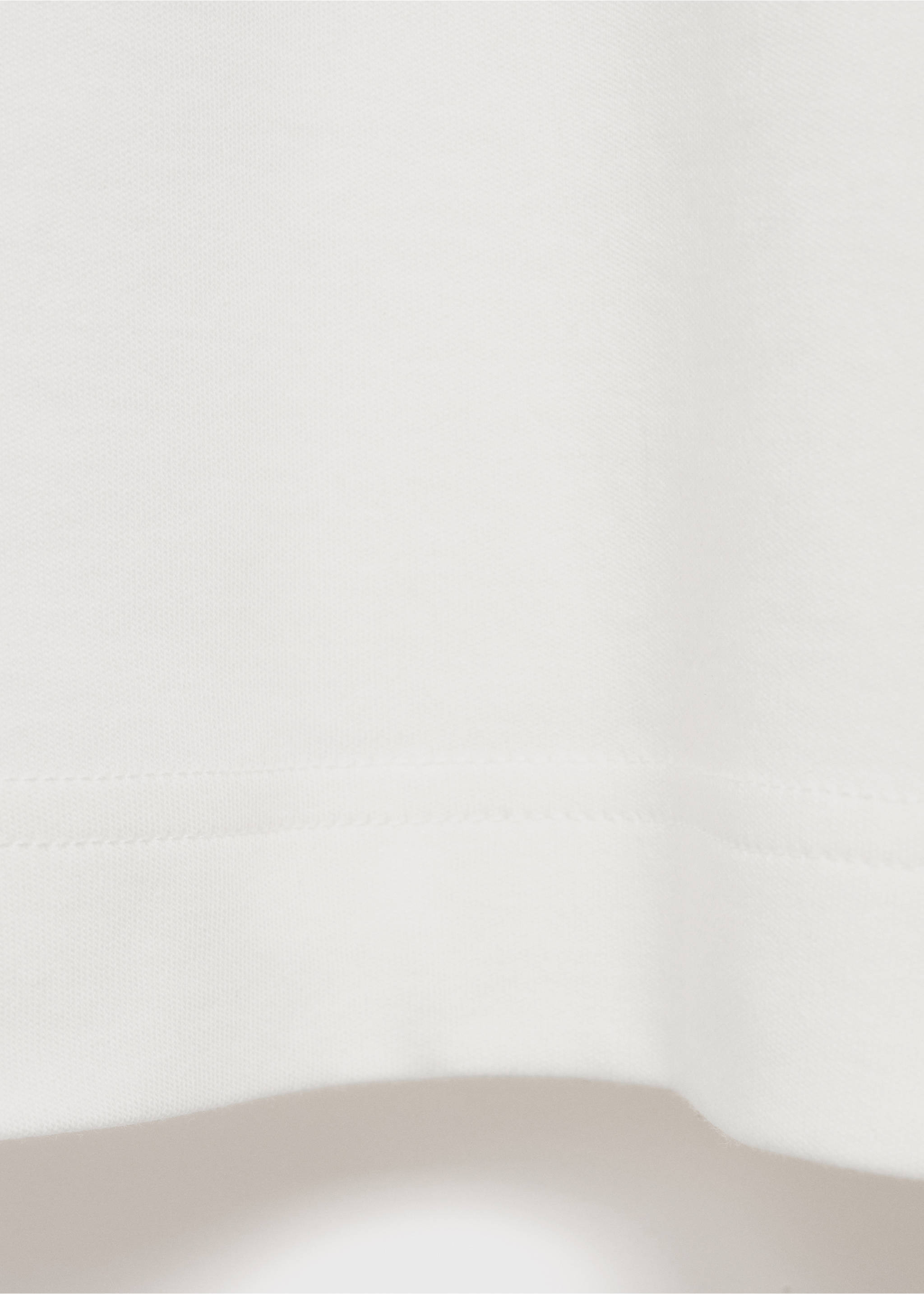 Long sleeve regular fit T-shirt - Details of the article 0, White. Ref: 17025979-00.