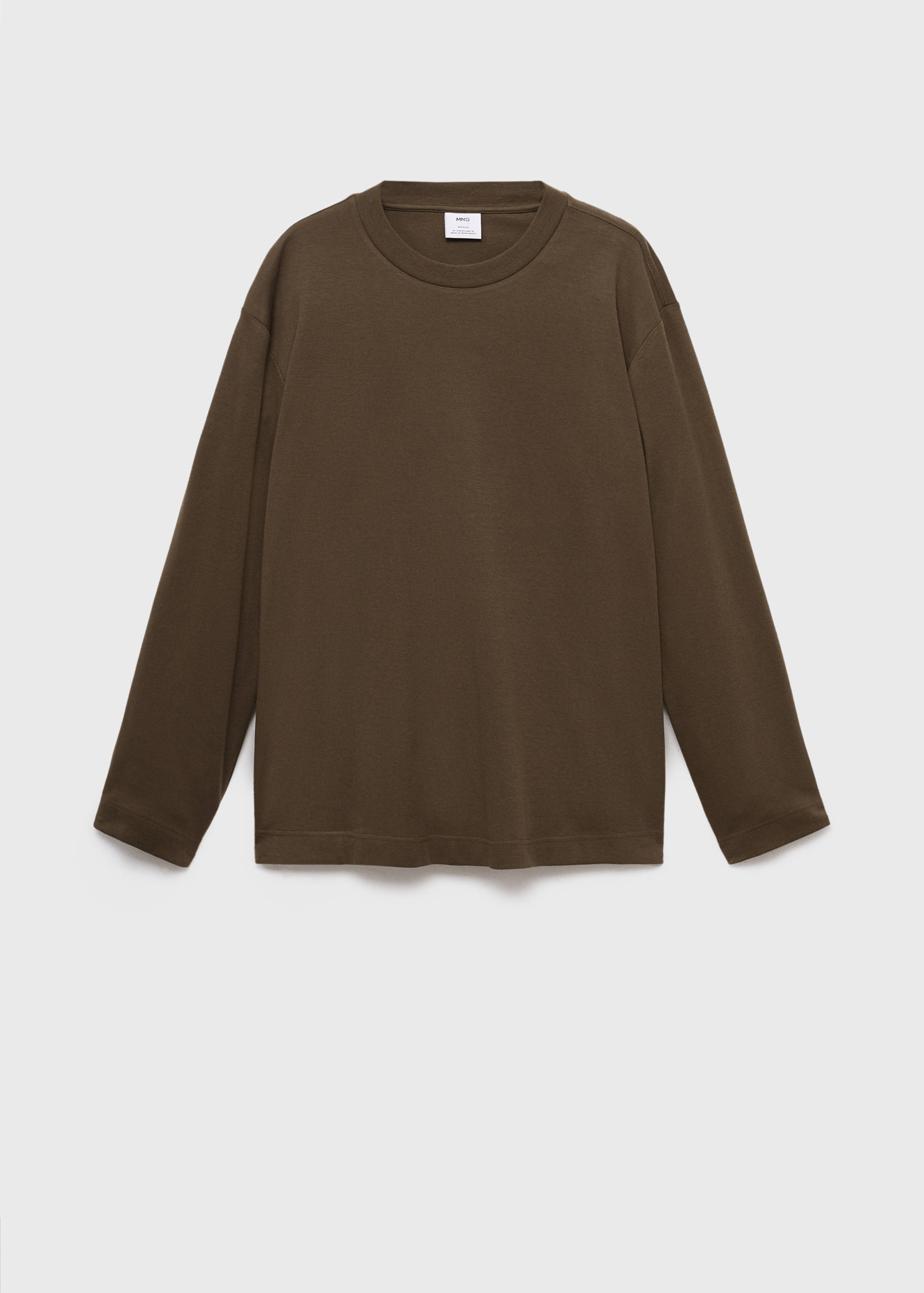 Camiseta manga larga regular fit - Artículo sin modelo