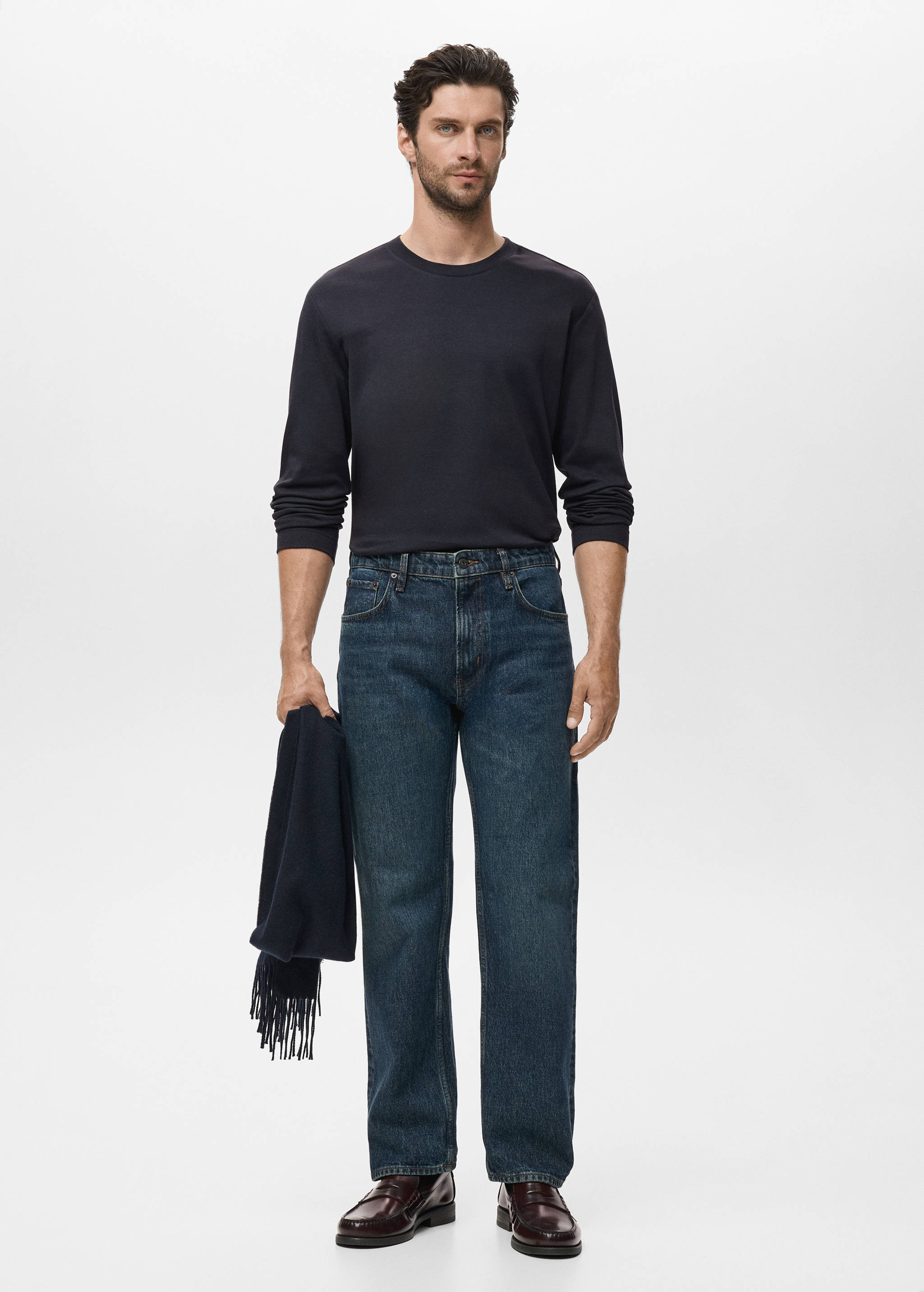 Camiseta manga larga regular fit - Plano general