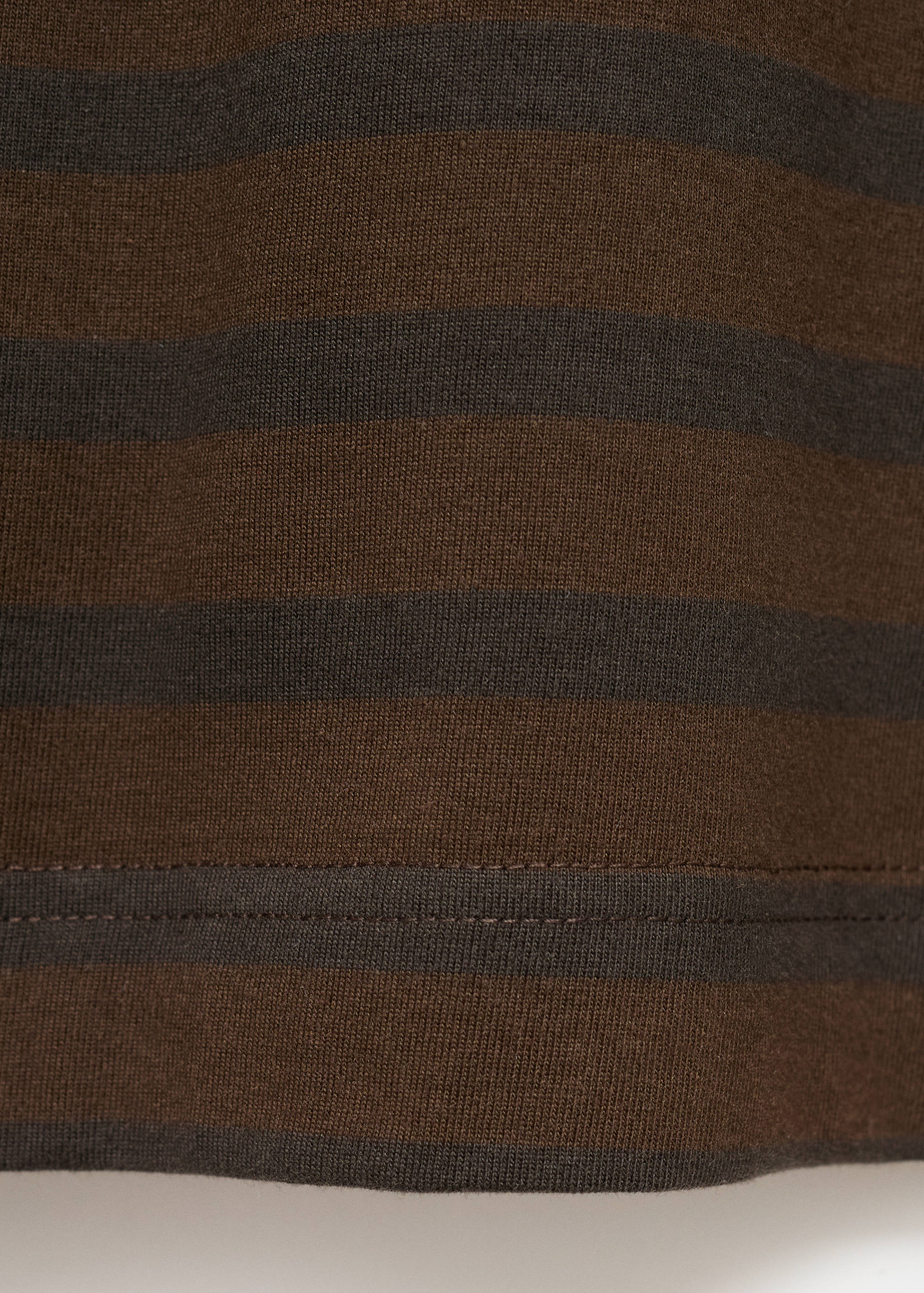 100% cotton relaxed-fit striped t-shirt - Details of the article 0