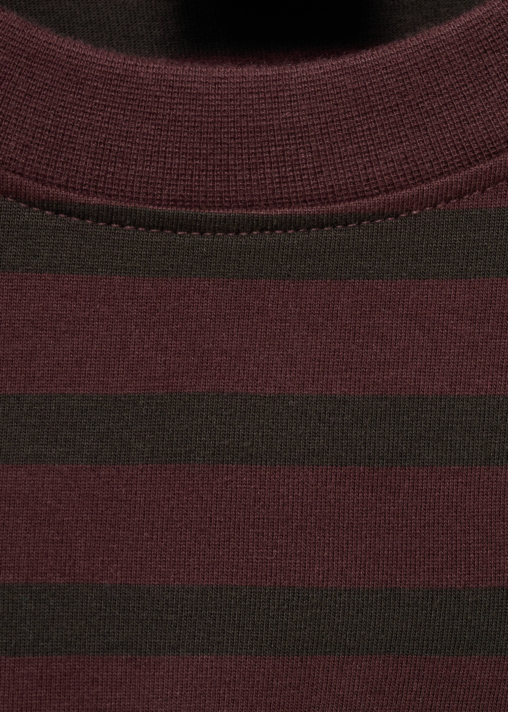 100% cotton relaxed-fit striped t-shirt - Details of the article 8