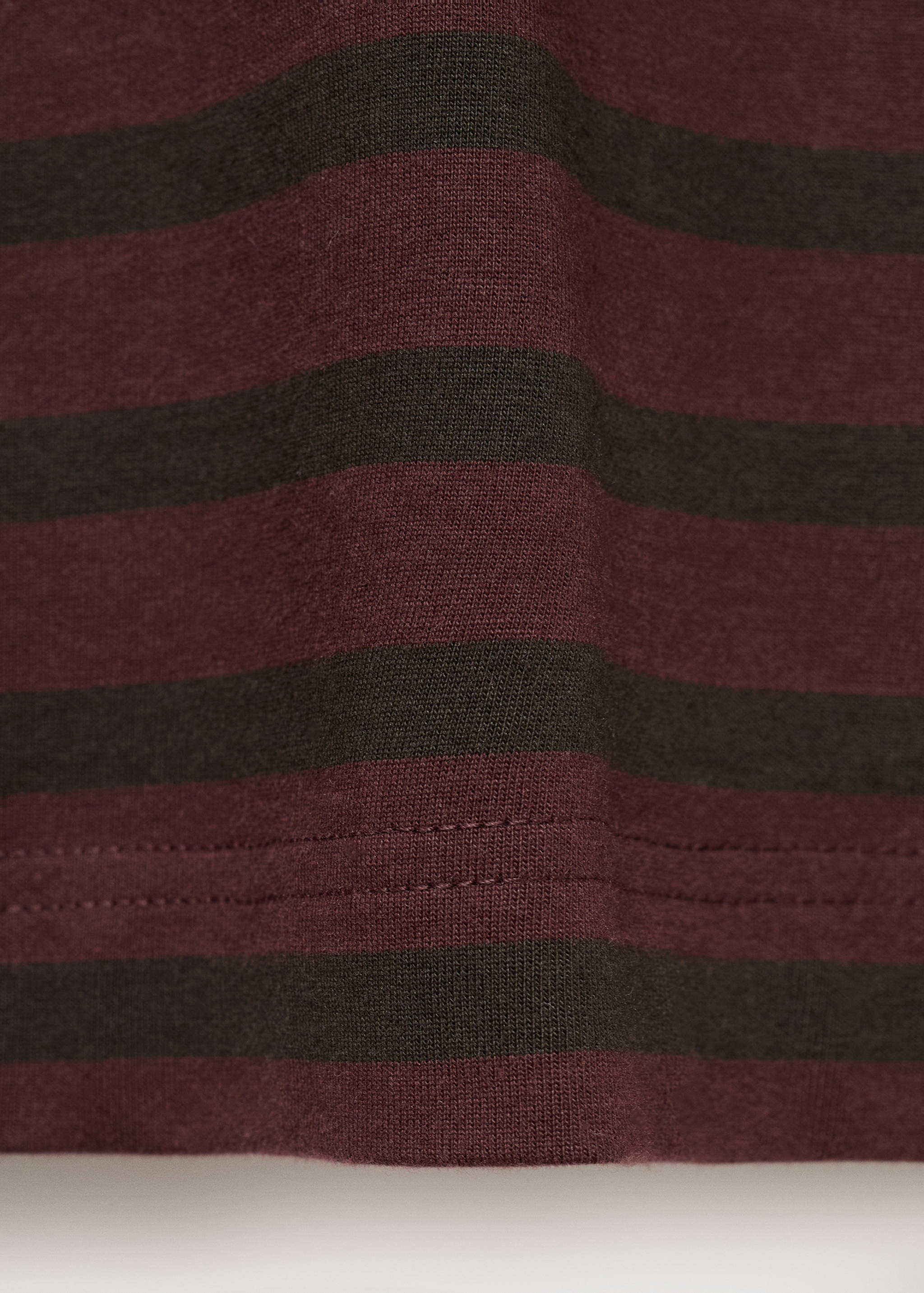 100% cotton relaxed-fit striped t-shirt - Details of the article 0
