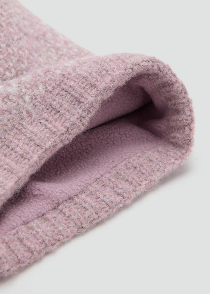 Knit scarf — Pale Pink
