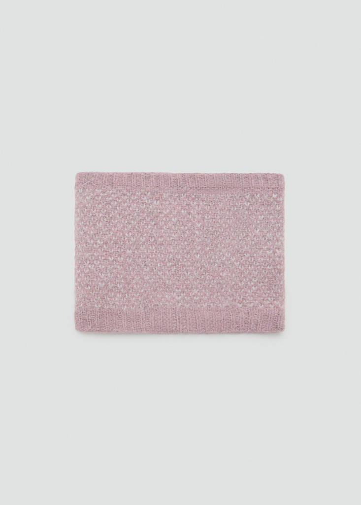 Knit scarf — Pale Pink