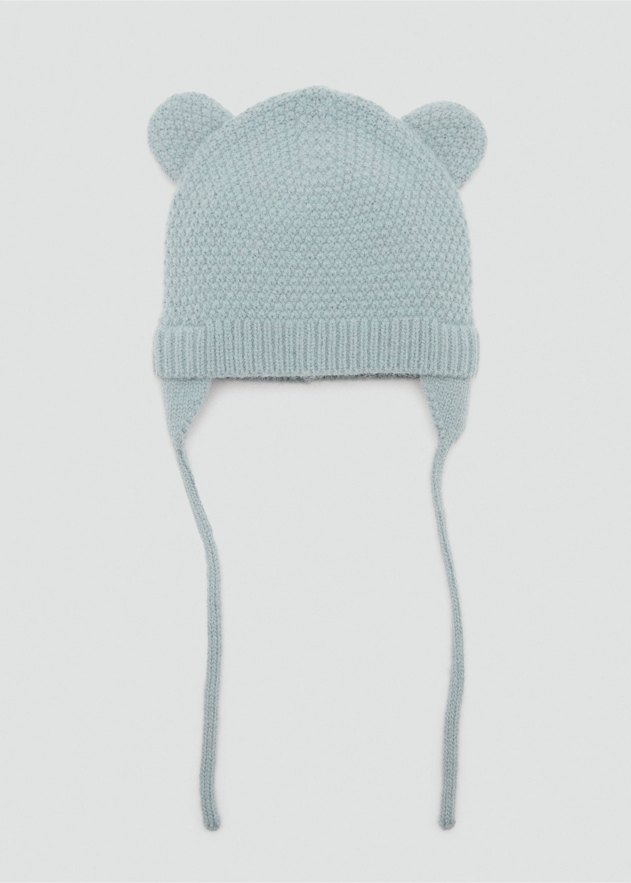 Gorro punto orejitas - Artículo sin modelo, Verde agua. Ref: 17025987-00.