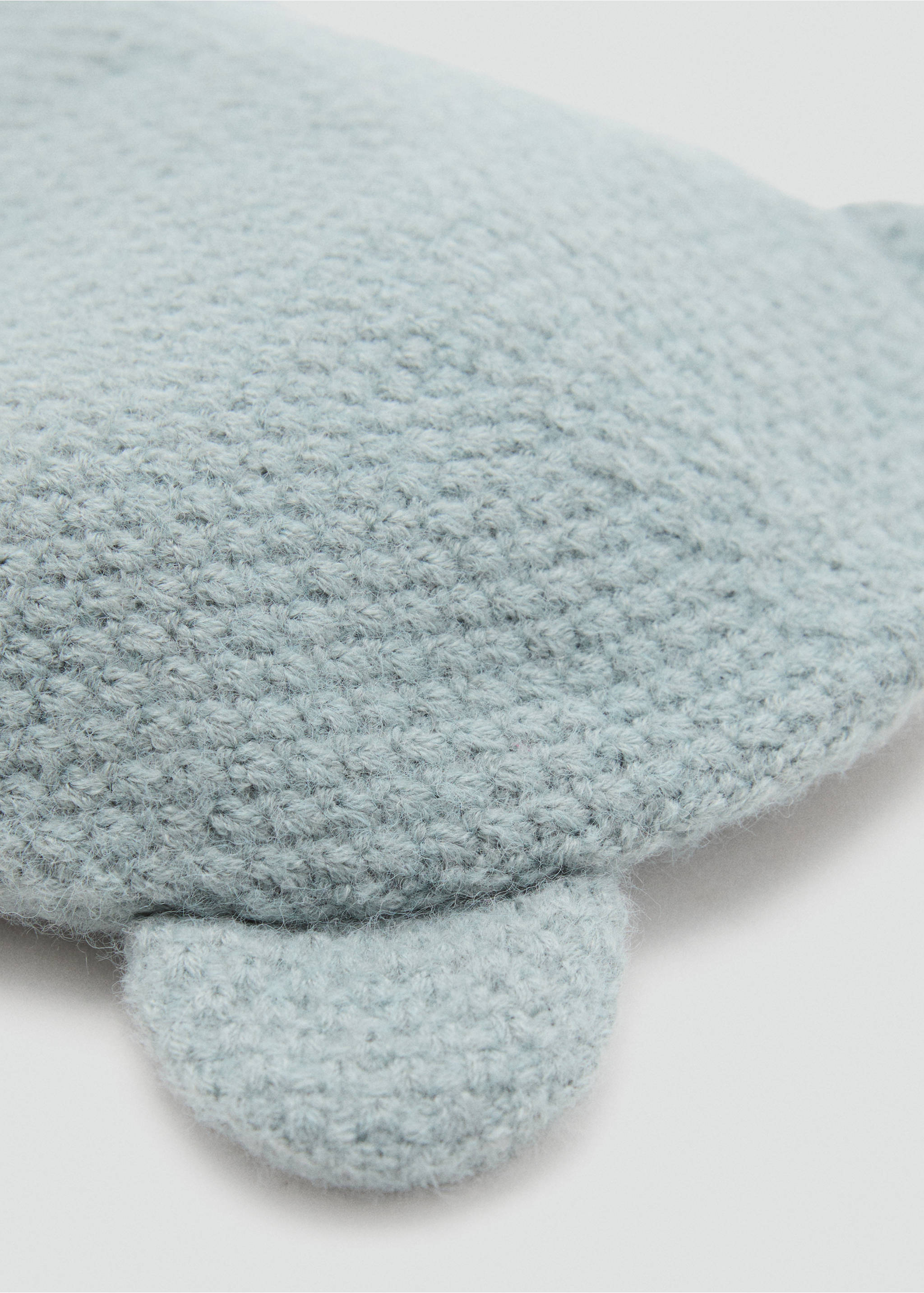 Gorro punto orejitas - Detalle del artículo 1, Verde agua. Ref: 17025987-00.