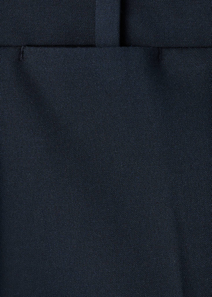 Straight suit trousers — Navy