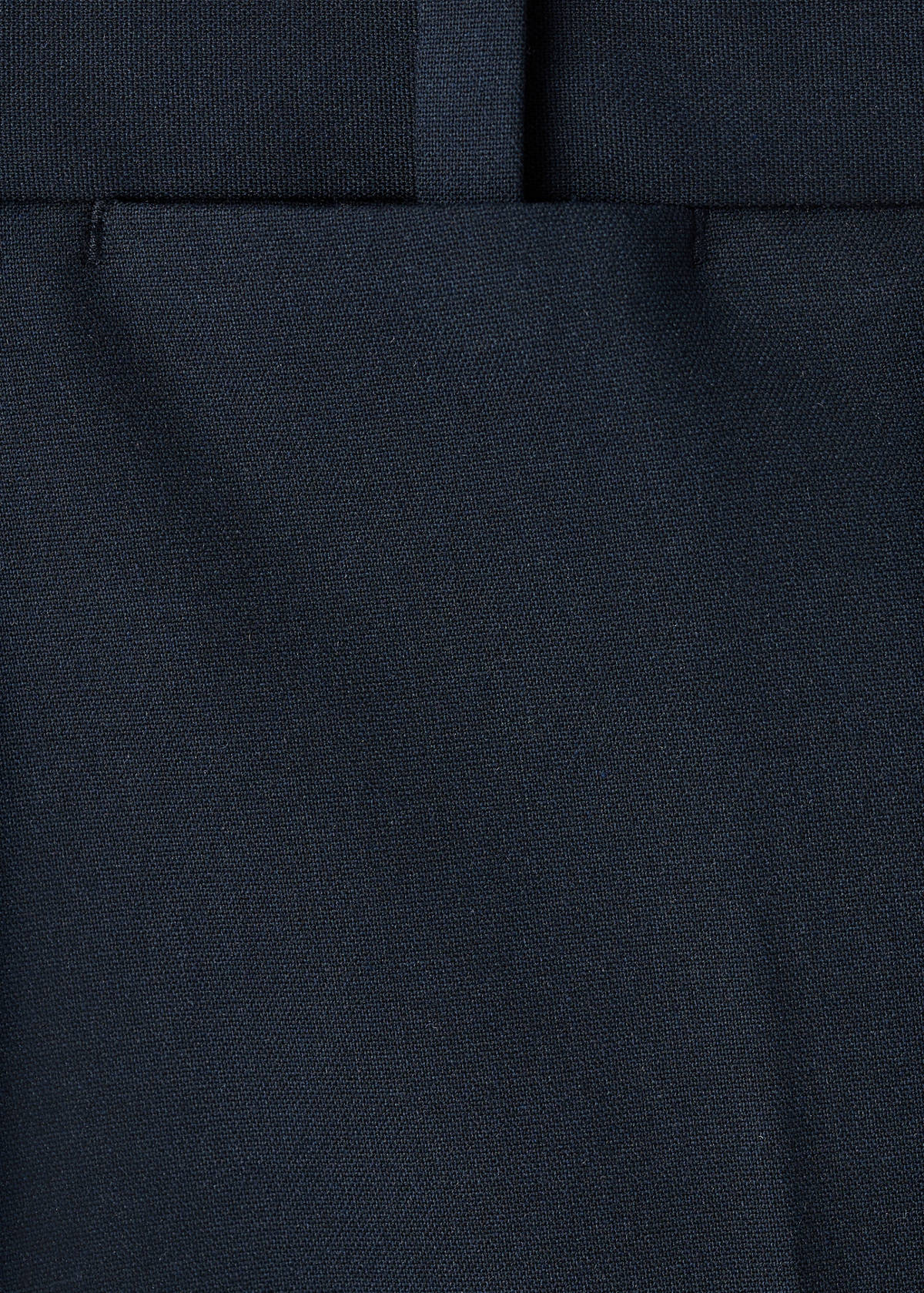 Straight suit trousers — Navy