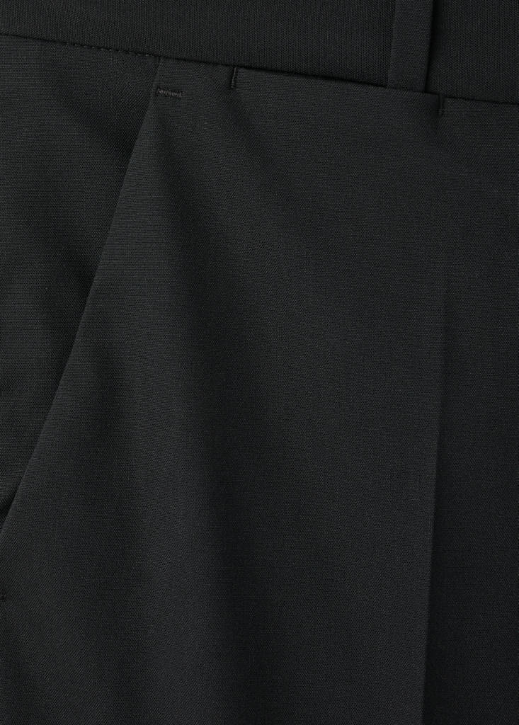 Straight suit trousers — Black