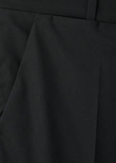 Straight suit trousers — Black 6
