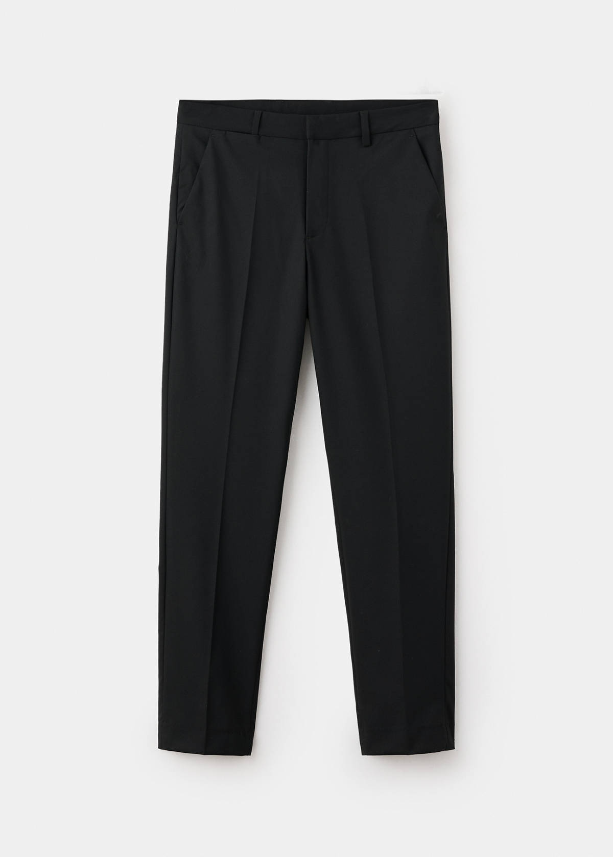 Straight suit trousers — Black
