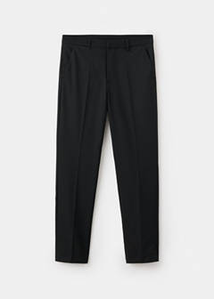 Straight suit trousers — Black 3