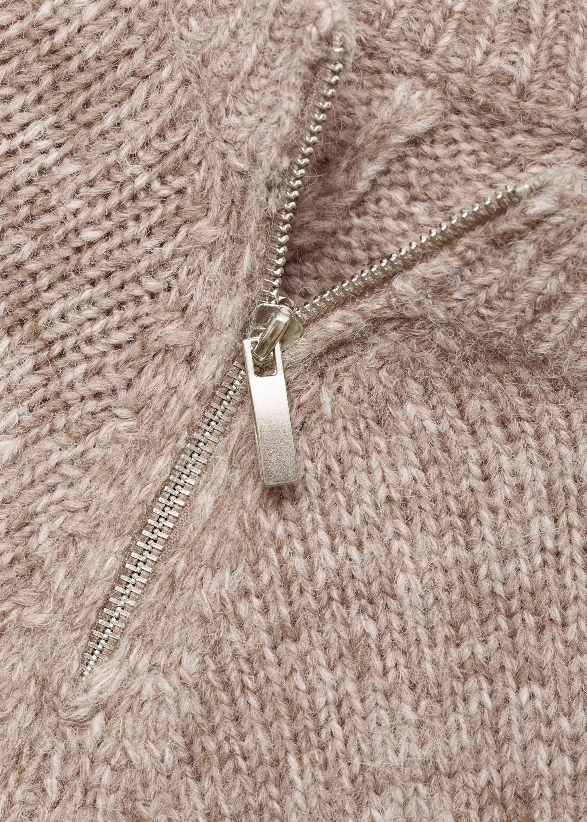 Трикотажный джемпер с молнией - Деталь изделия 8