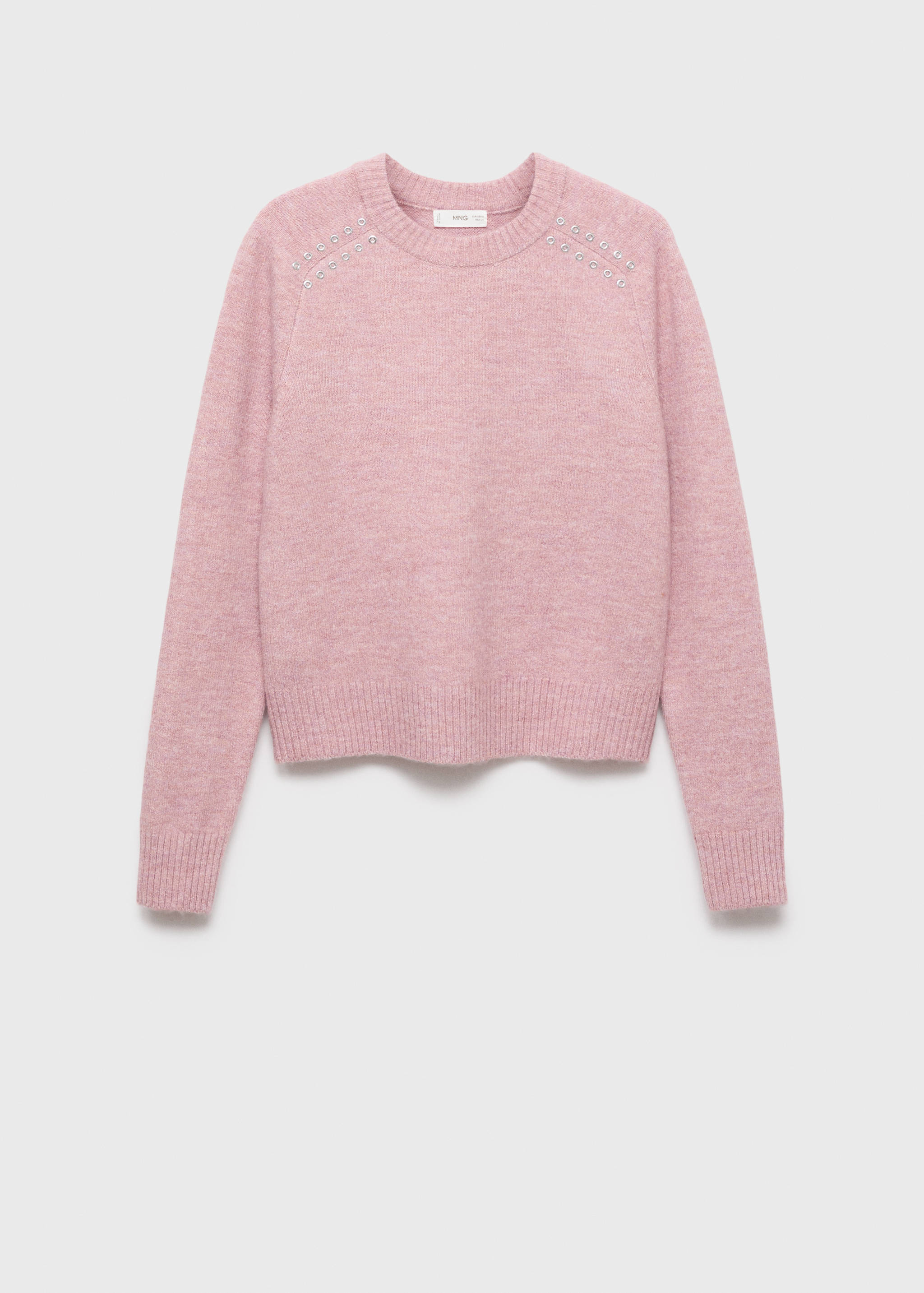 Studded knitted sweater - Article without model