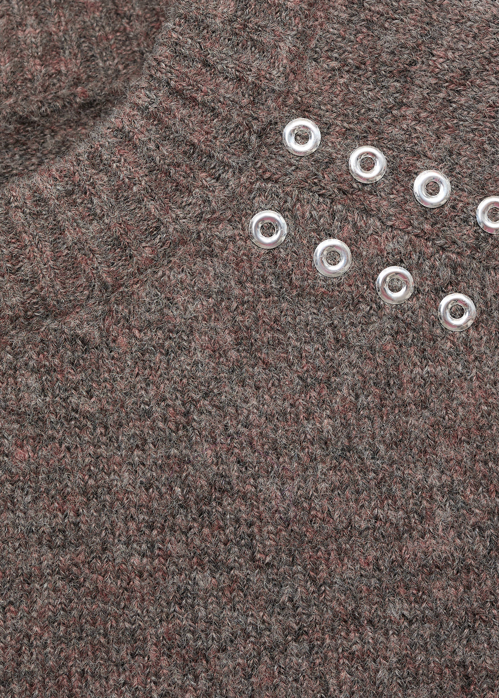 Studded knitted sweater - Details of the article 8