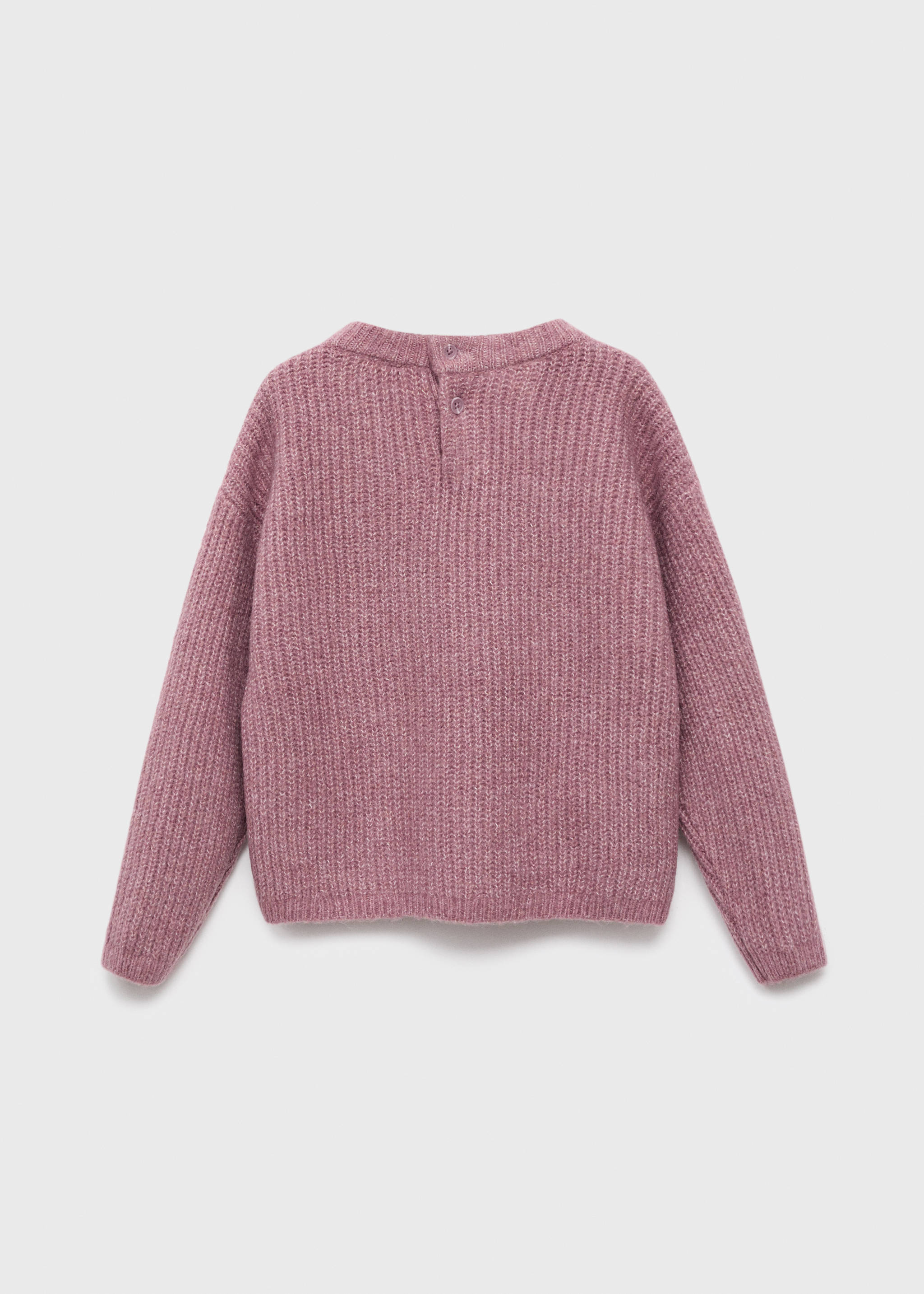 Pull-over maille côtelée - Verso de l’article