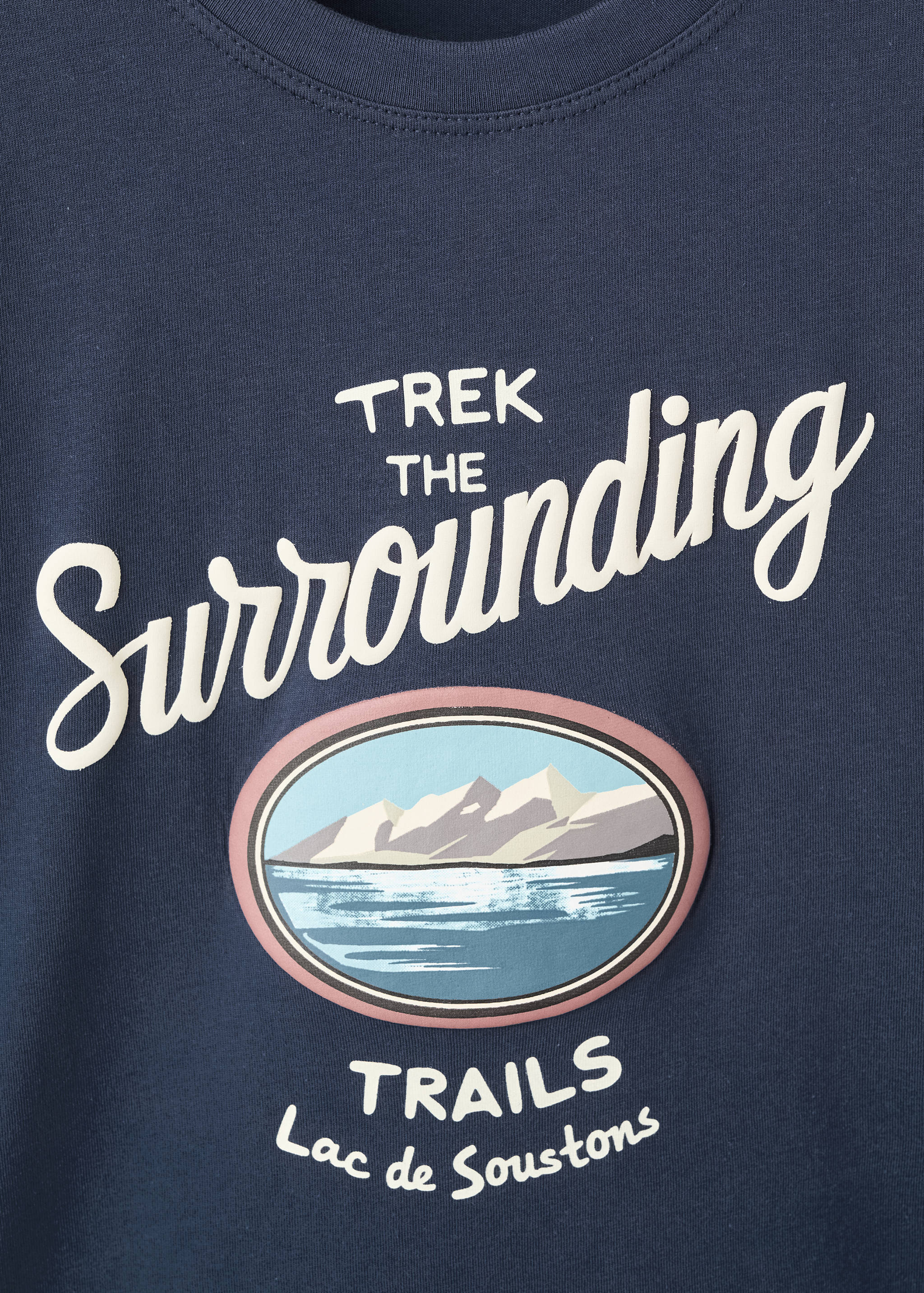 Printed cotton-blend T-shirt - Details of the article 8