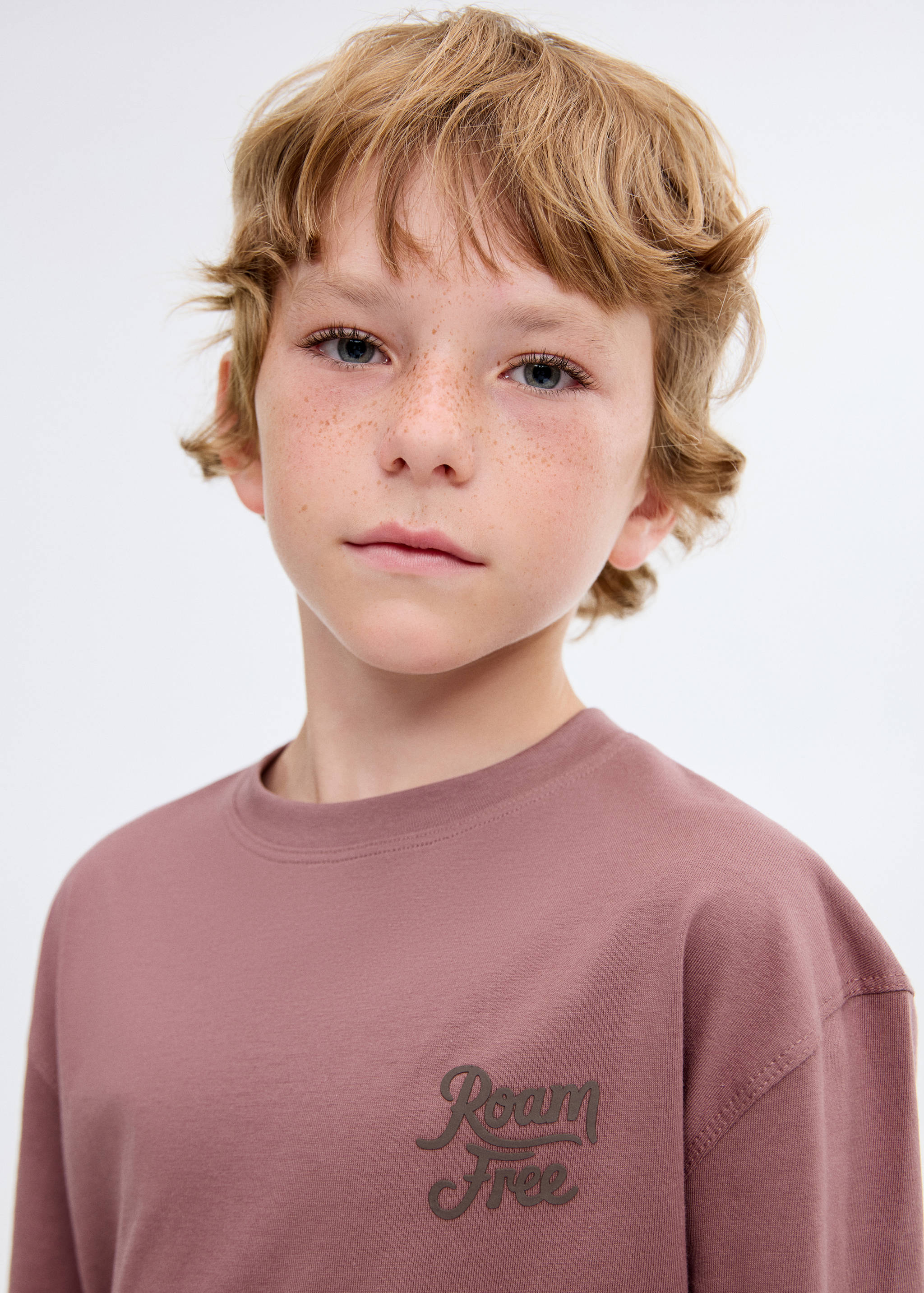 Printed cotton-blend T-shirt - Details of the article 1