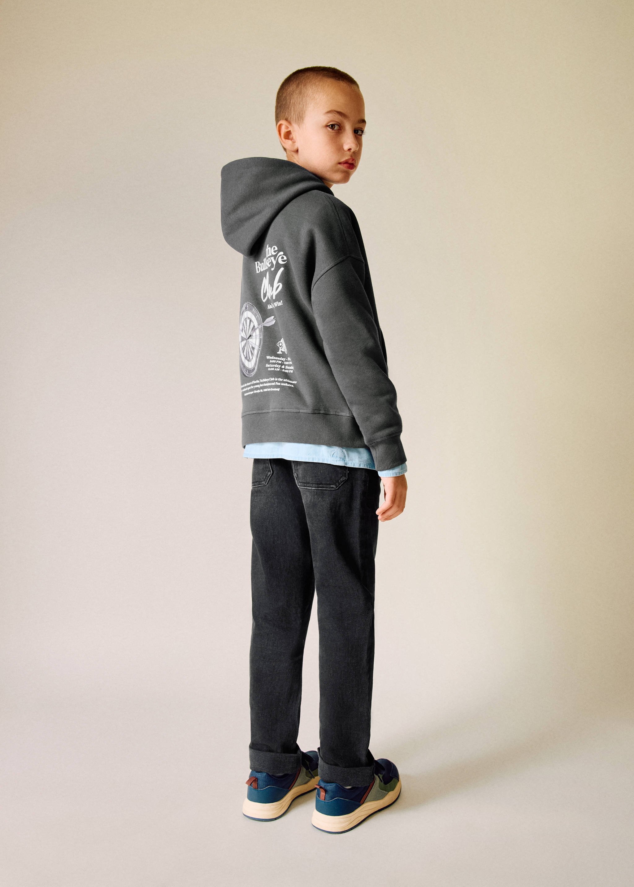 Sudadera algodón estampada - Plano general